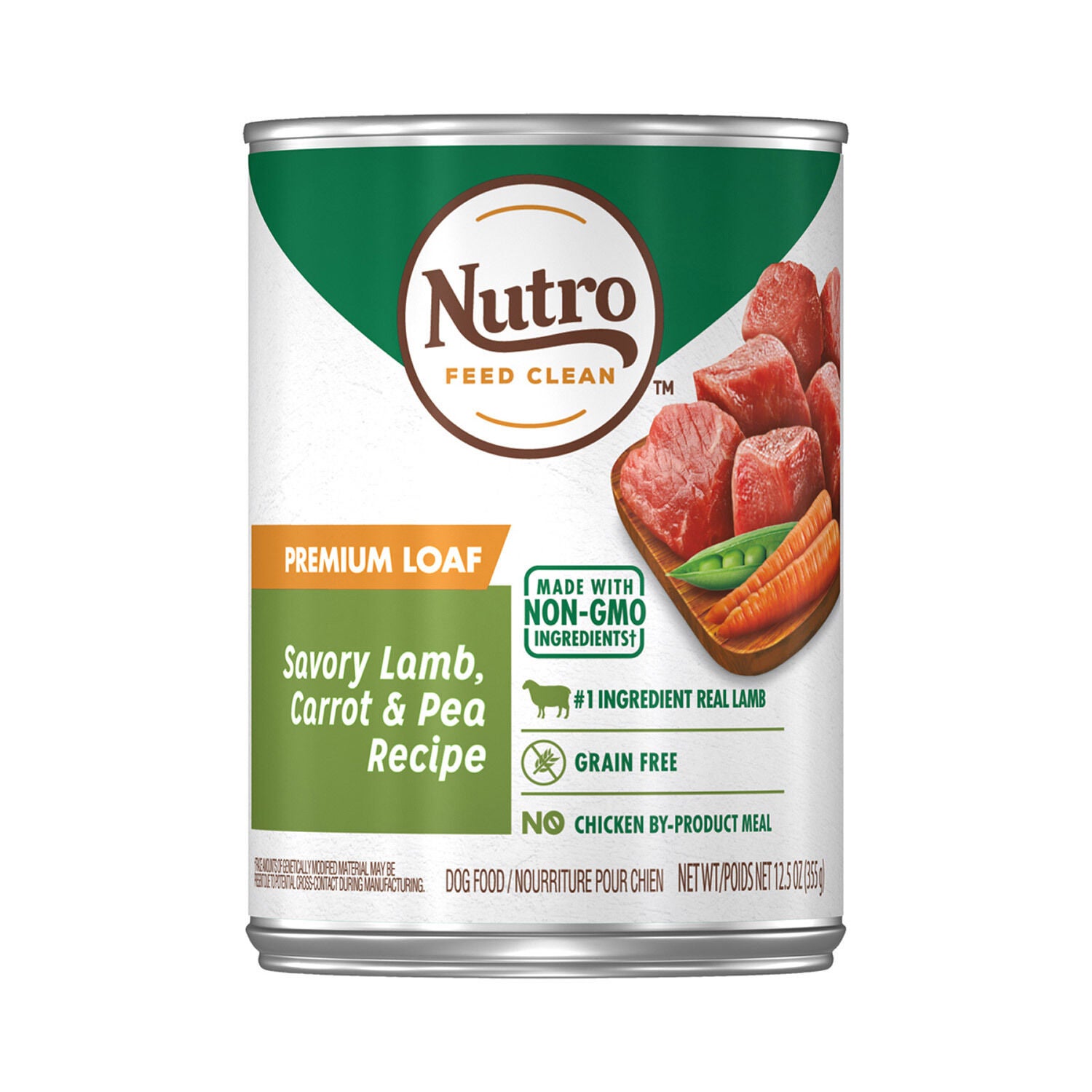 Nutro Premium Loaf Savory Lamb, Carrot & Pea Dog Food