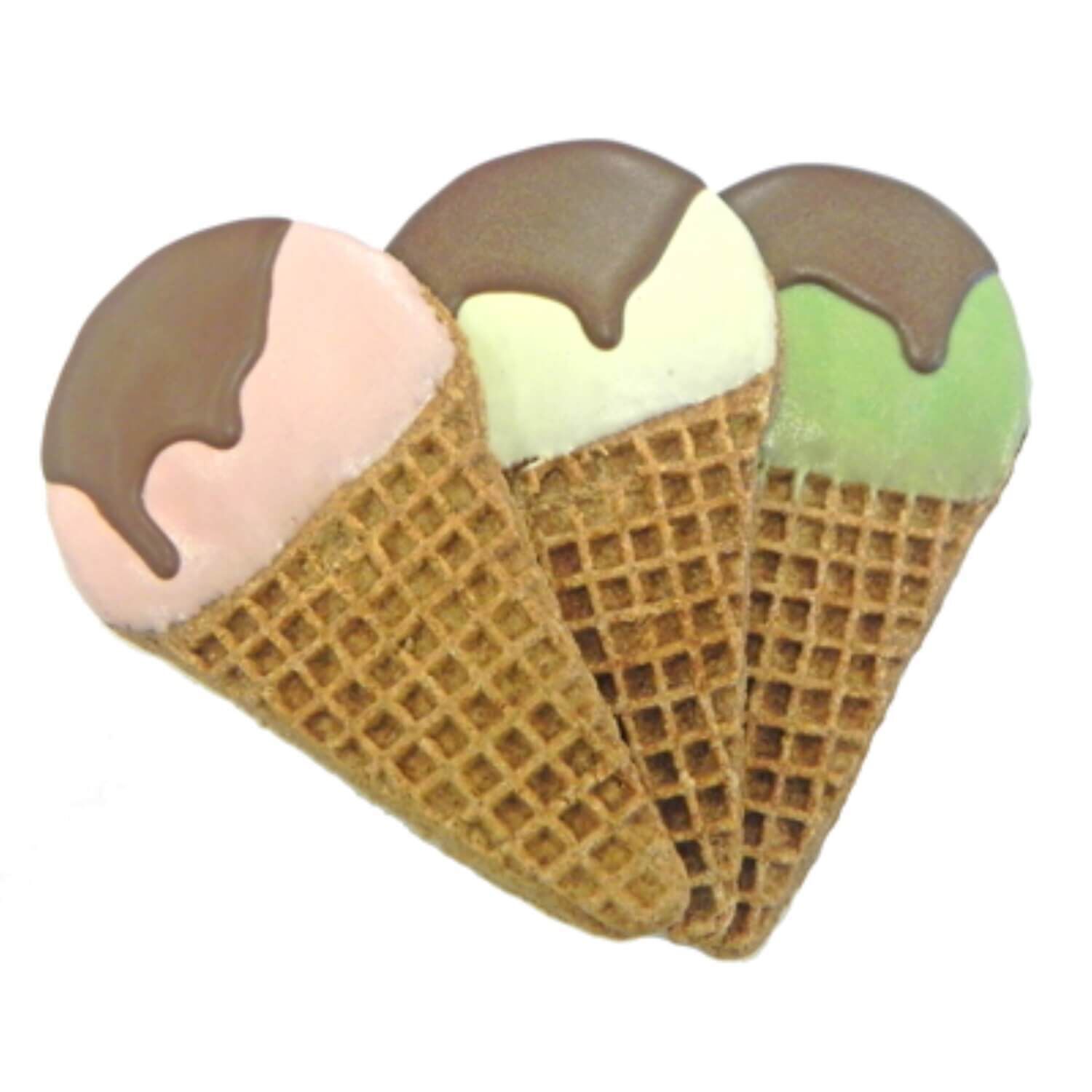 Pawsitively Gourmet Meltdown Cone Hand Decorated Dog Treat