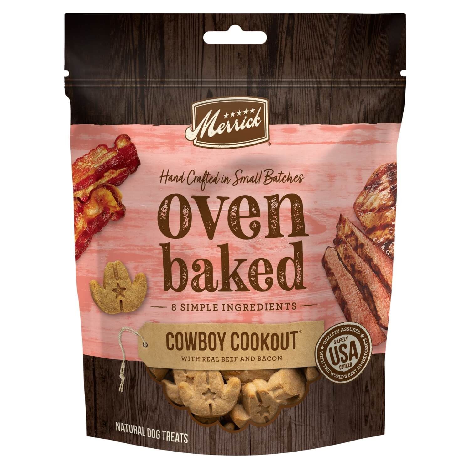 Merrick Oven Baked Cowboy Cookout Crunchy Dog Treats