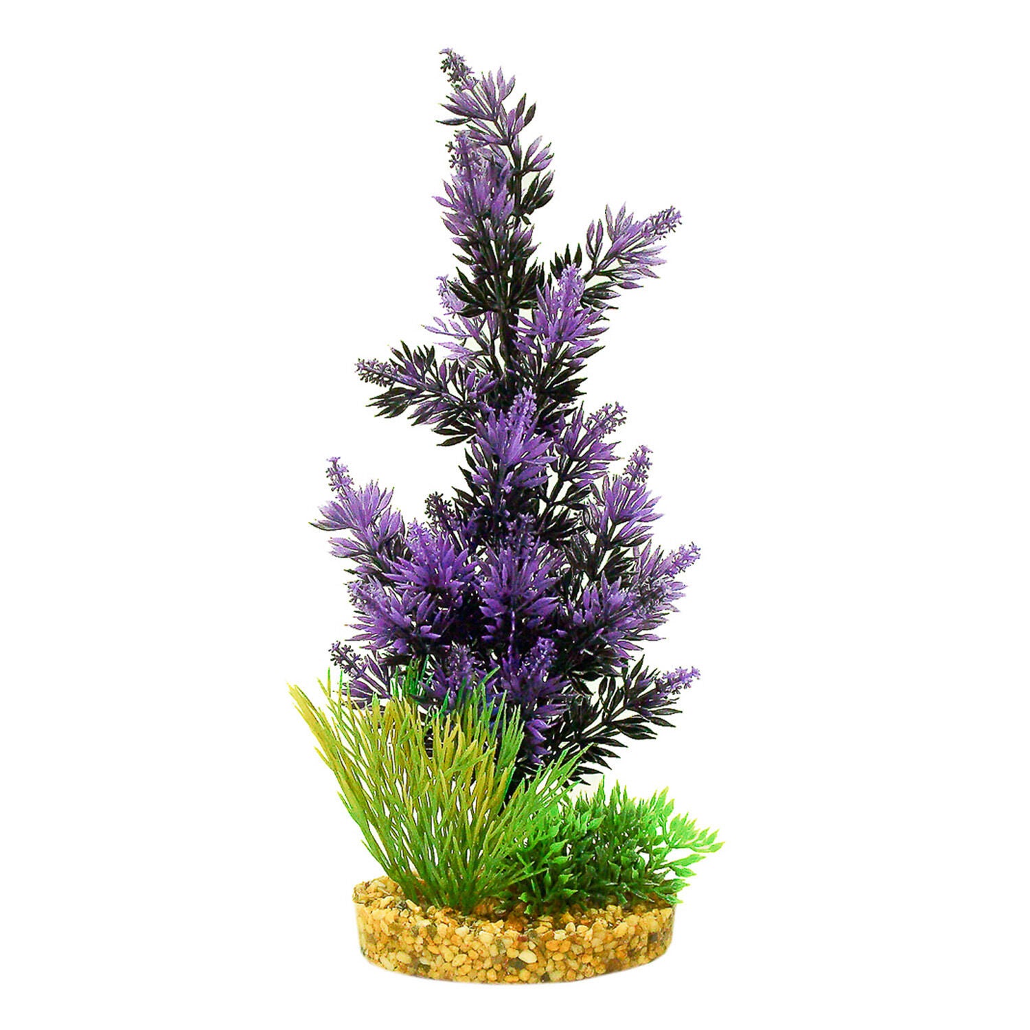 Blue Ribbon Colorburst Florals Pacifica Plant - Black/Purple Aquarium Plant