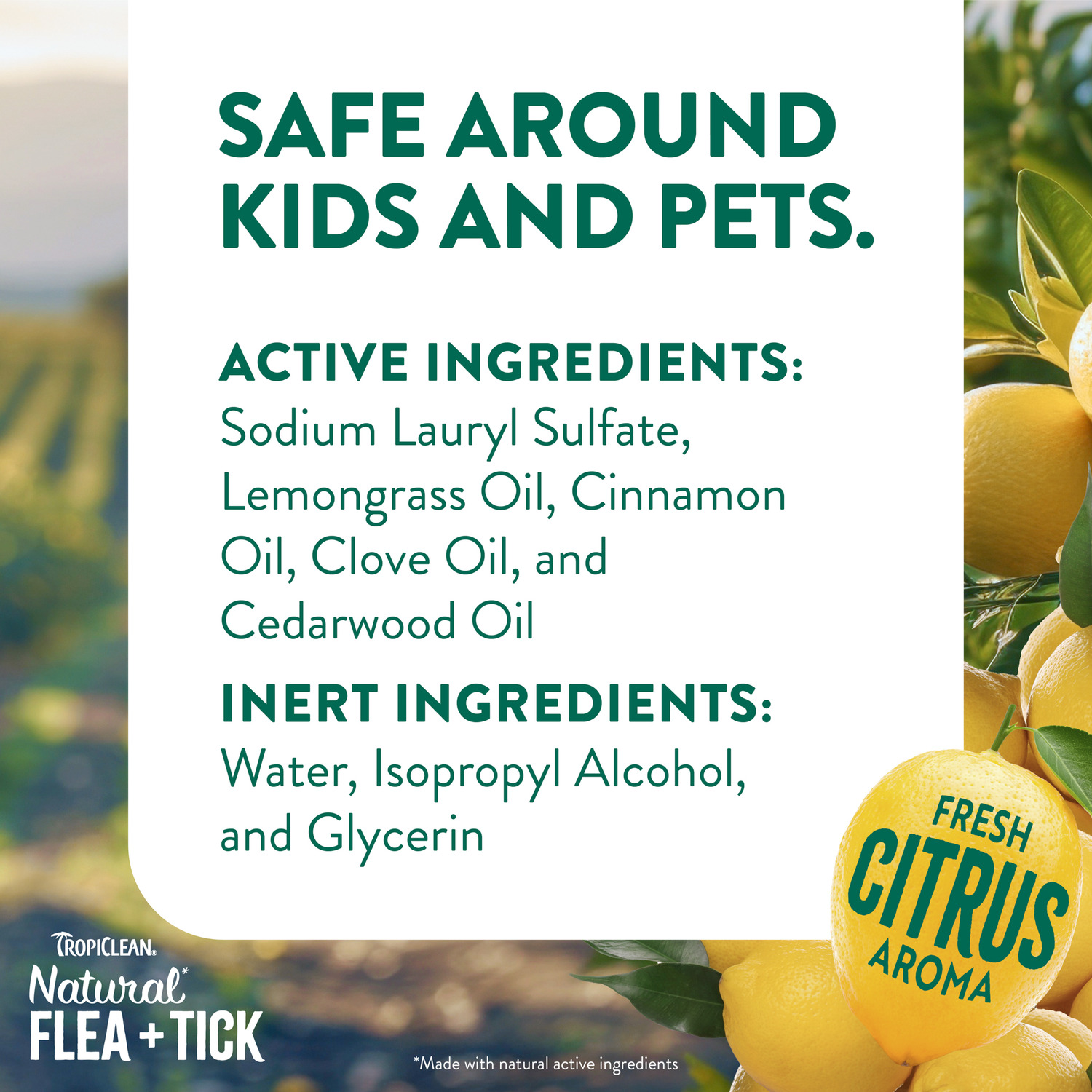 Tropiclean Soothing Natural Flea & Tick Laundry Additive, 32Oz