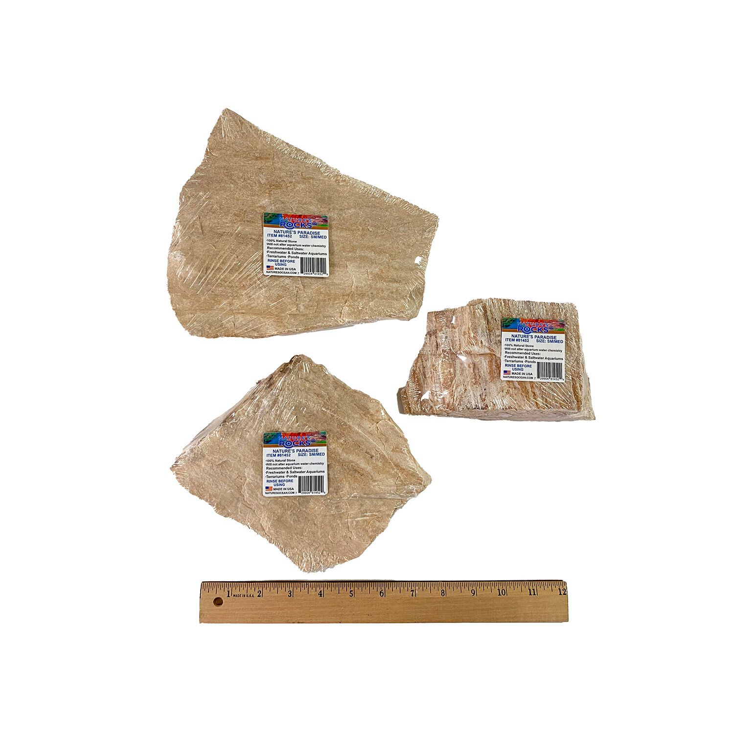 World Wide Nature's Rocks Nature's Paradise Slate Rock Aquarium Ornament
