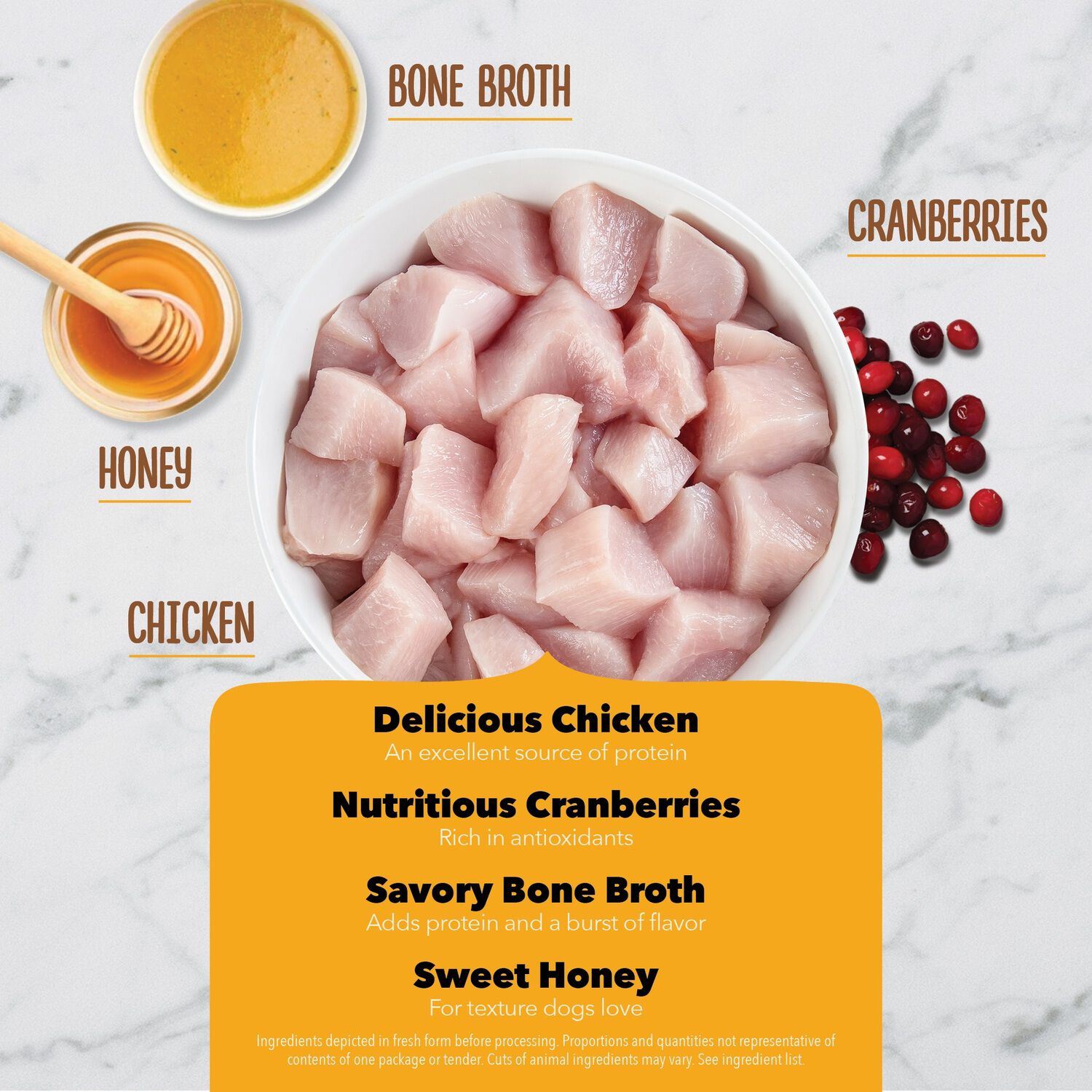 Acana Chewy Strips Immune System Support Dog Treats, Chicken Recipe, 4Oz