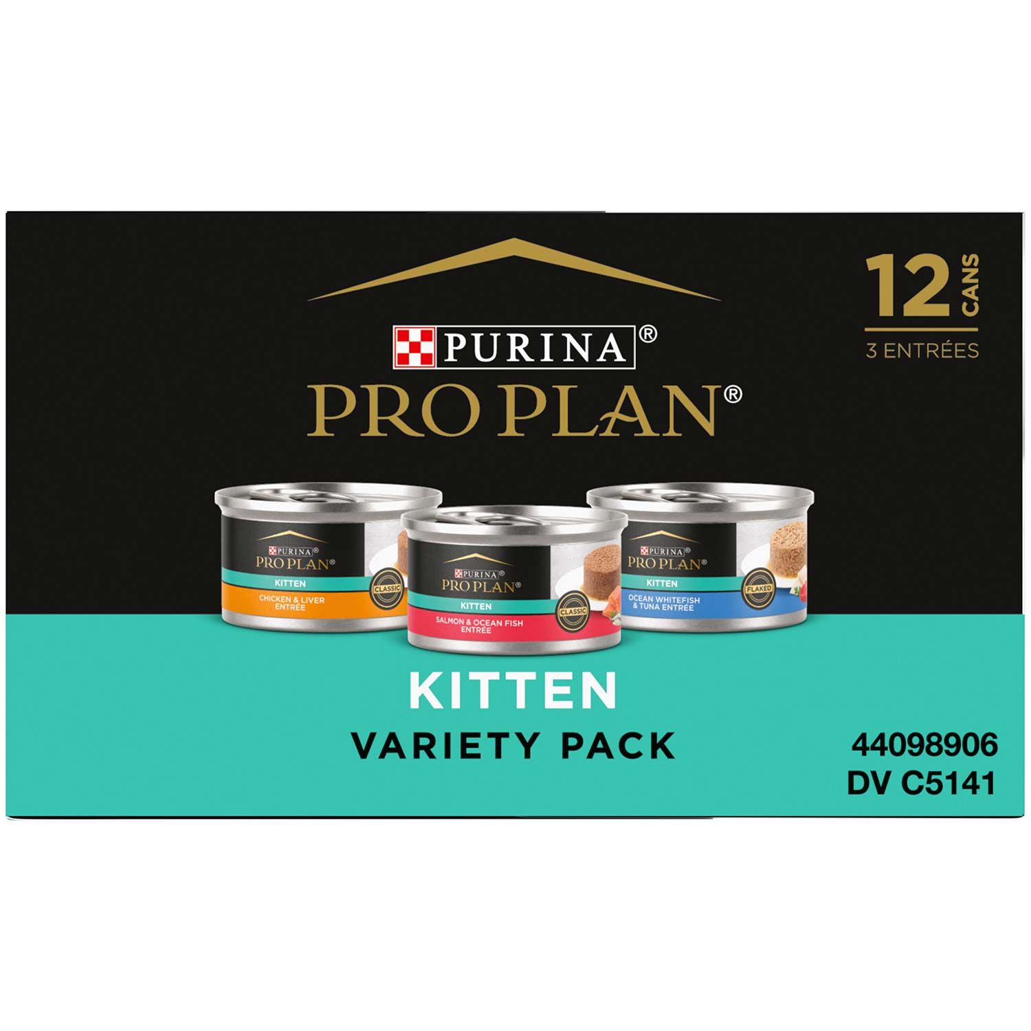 Purina Pro Plan Development Kitten Favorites Variety Pack Wet Cat Food, 12 3Oz Cans