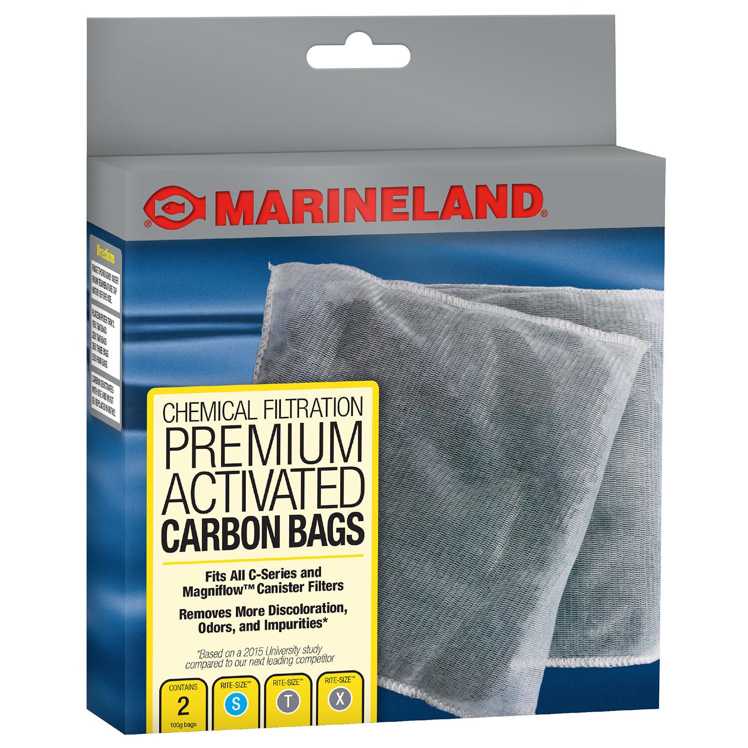Marineland Premium Activated Carbon Bags For Magniflow And C-Series Canister Filters