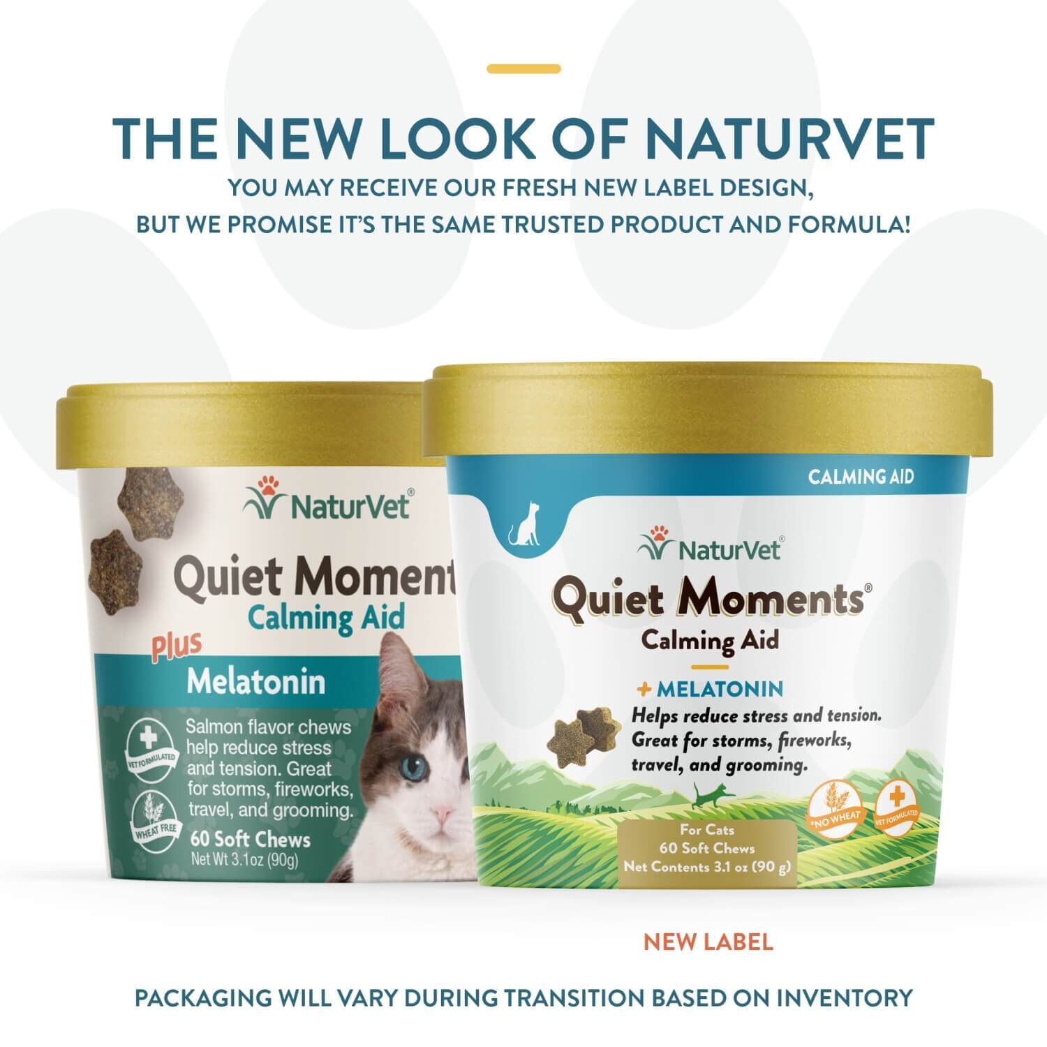Naturvet Quiet Moments Calming Aid Cat Soft Chews With Melatonin