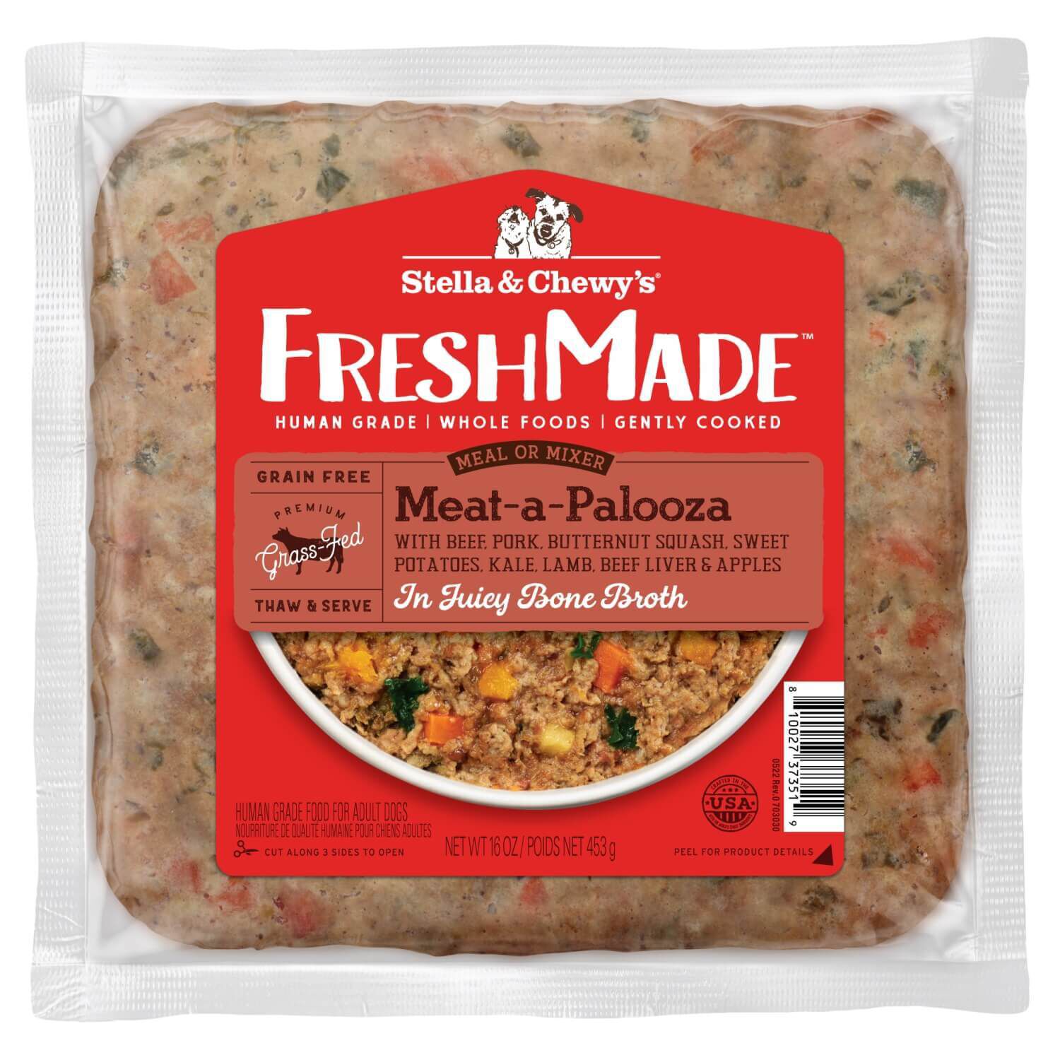 Stella & Chewy's Freshmade Meat-A-Palooza Frozen Dog Food
