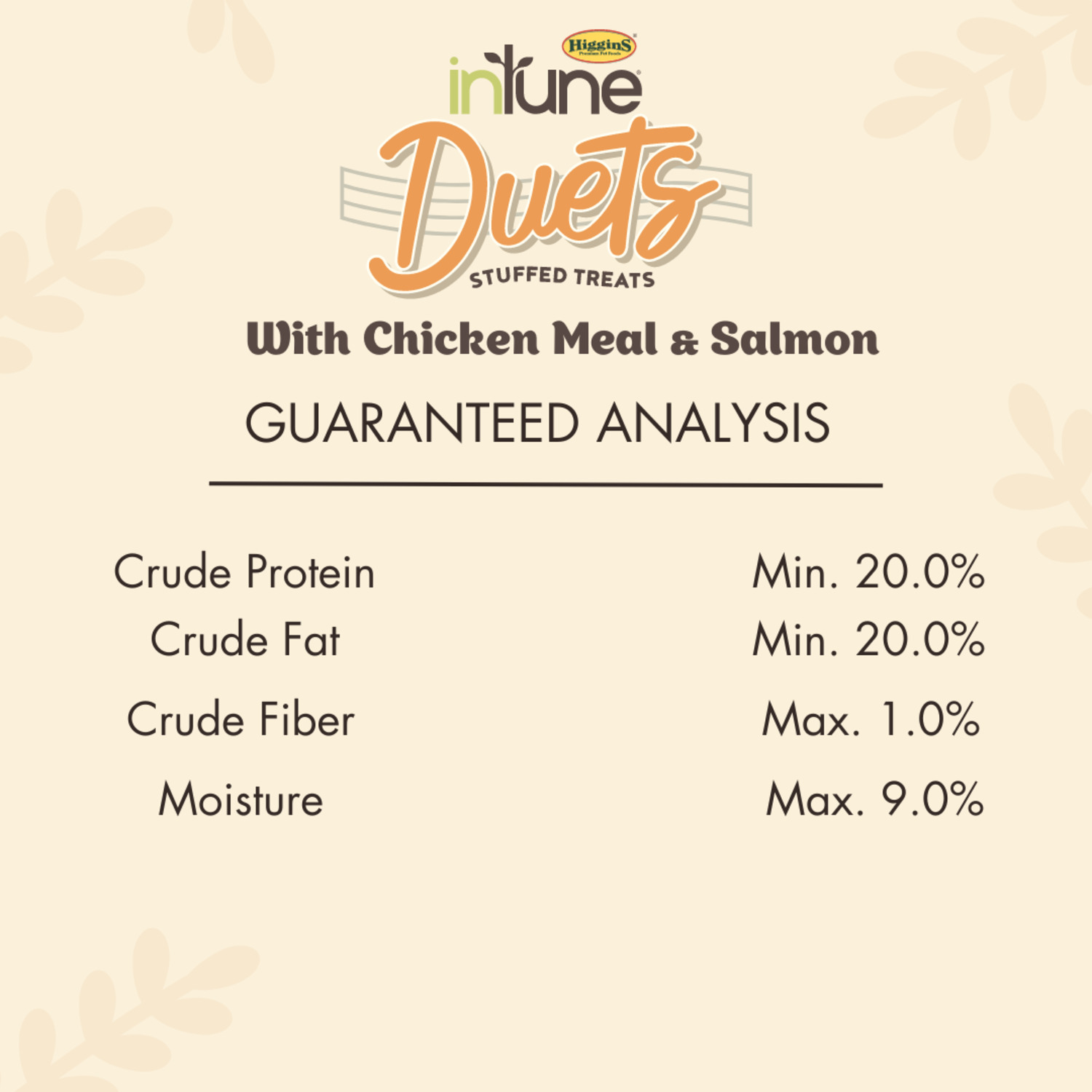 Higgins Intune Duets Chicken Meal & Salmon Treat For Ferrets, 3Oz
