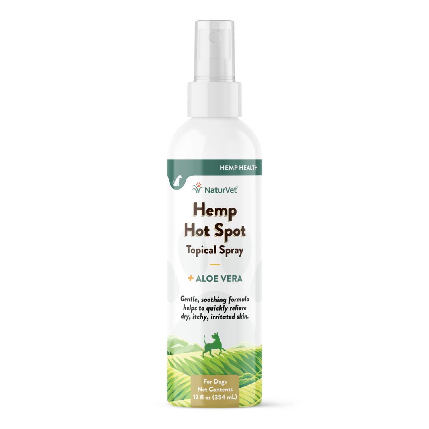 Naturvet Hemp Hot Spot Spray With Aloe Vera For Dogs