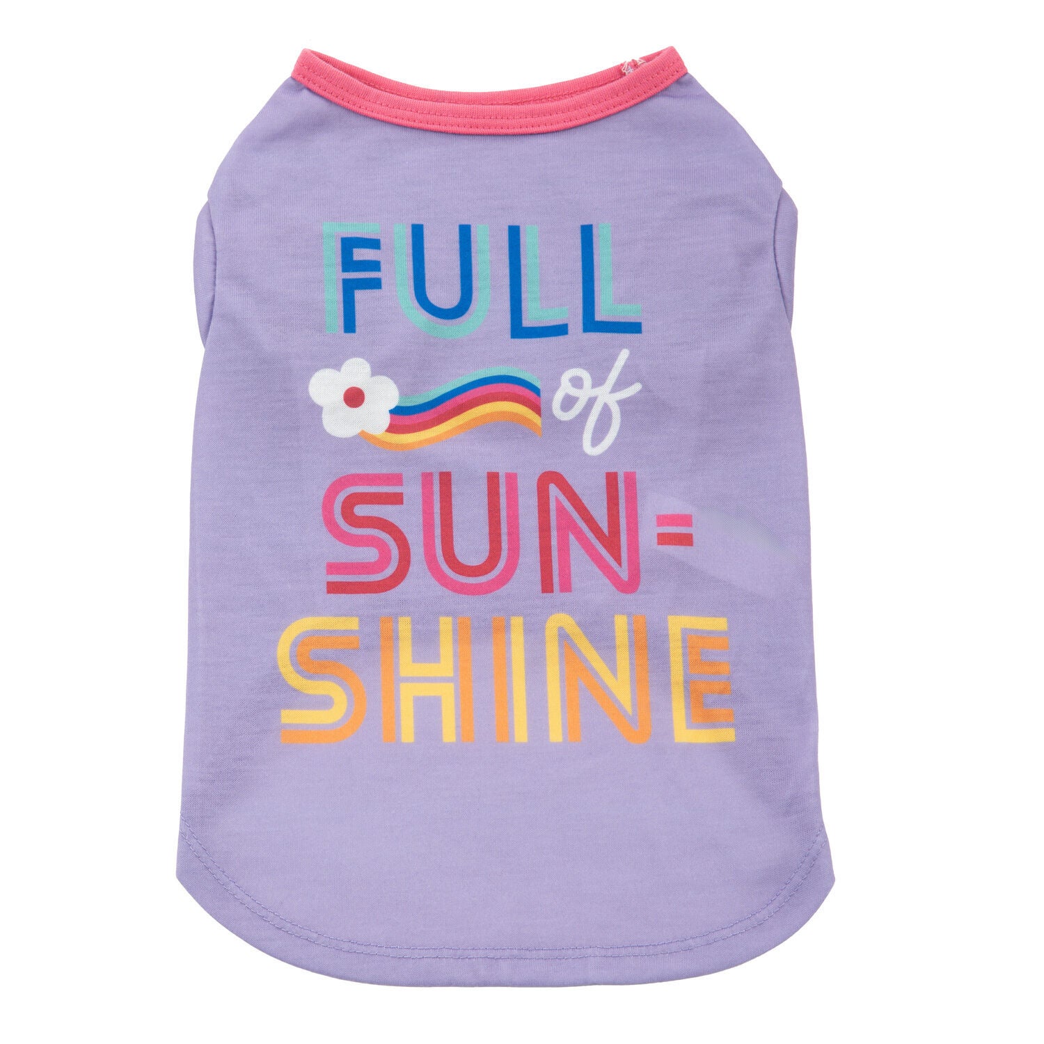 Simply Dog Full Of Sunshine Dog T-Shirt, Purple