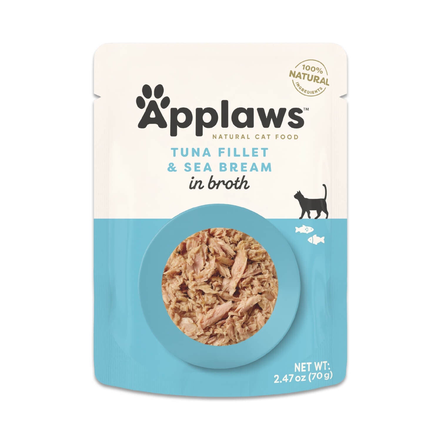 Applaws Tuna & Sea Bream In Broth Natural Wet Cat Food
