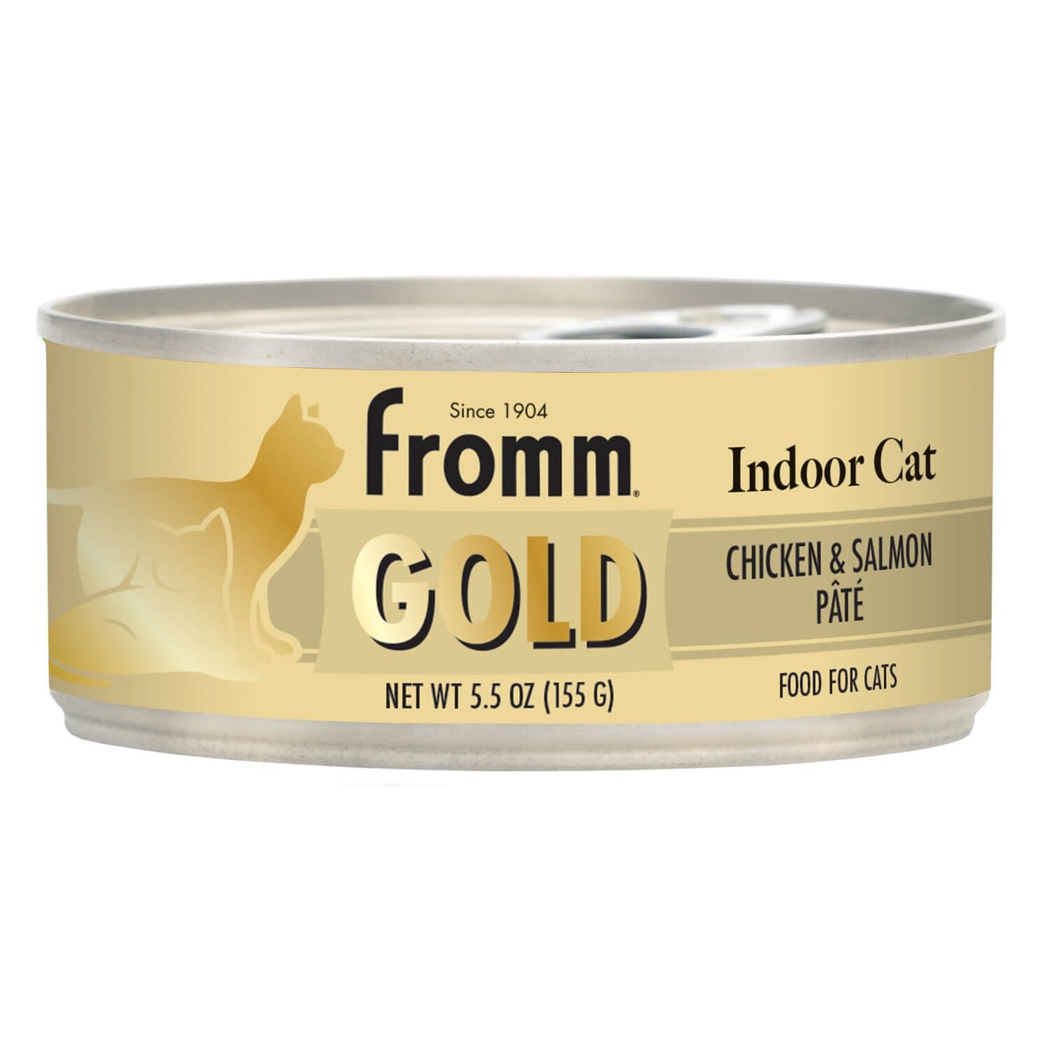 Fromm Gold Indoor Cat Chicken & Salmon P&acirc;t&eacute; Food For Adult Cats 5.5 Oz