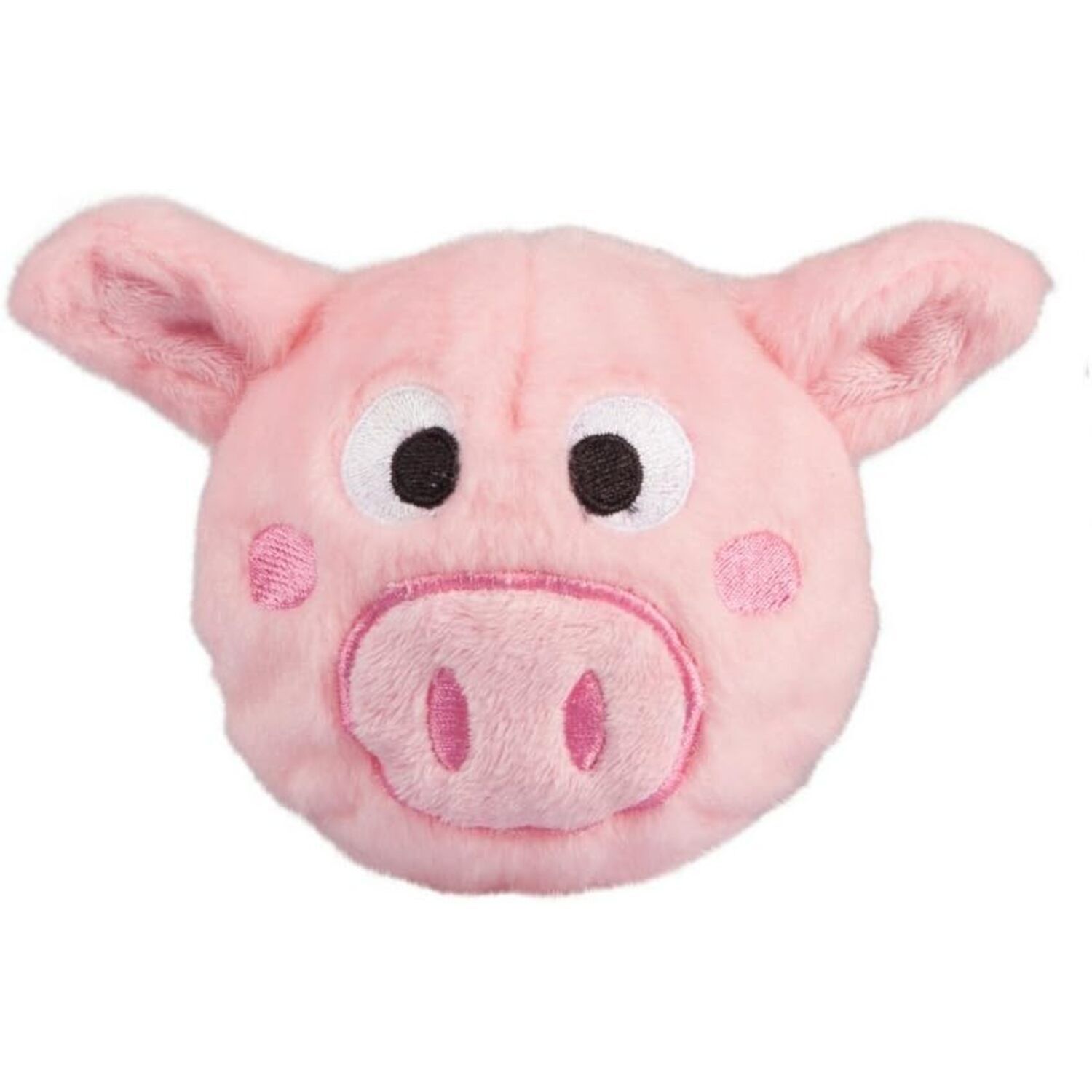 Fabdog Faball Plush Squeaky Ball Dog Toy, 3"