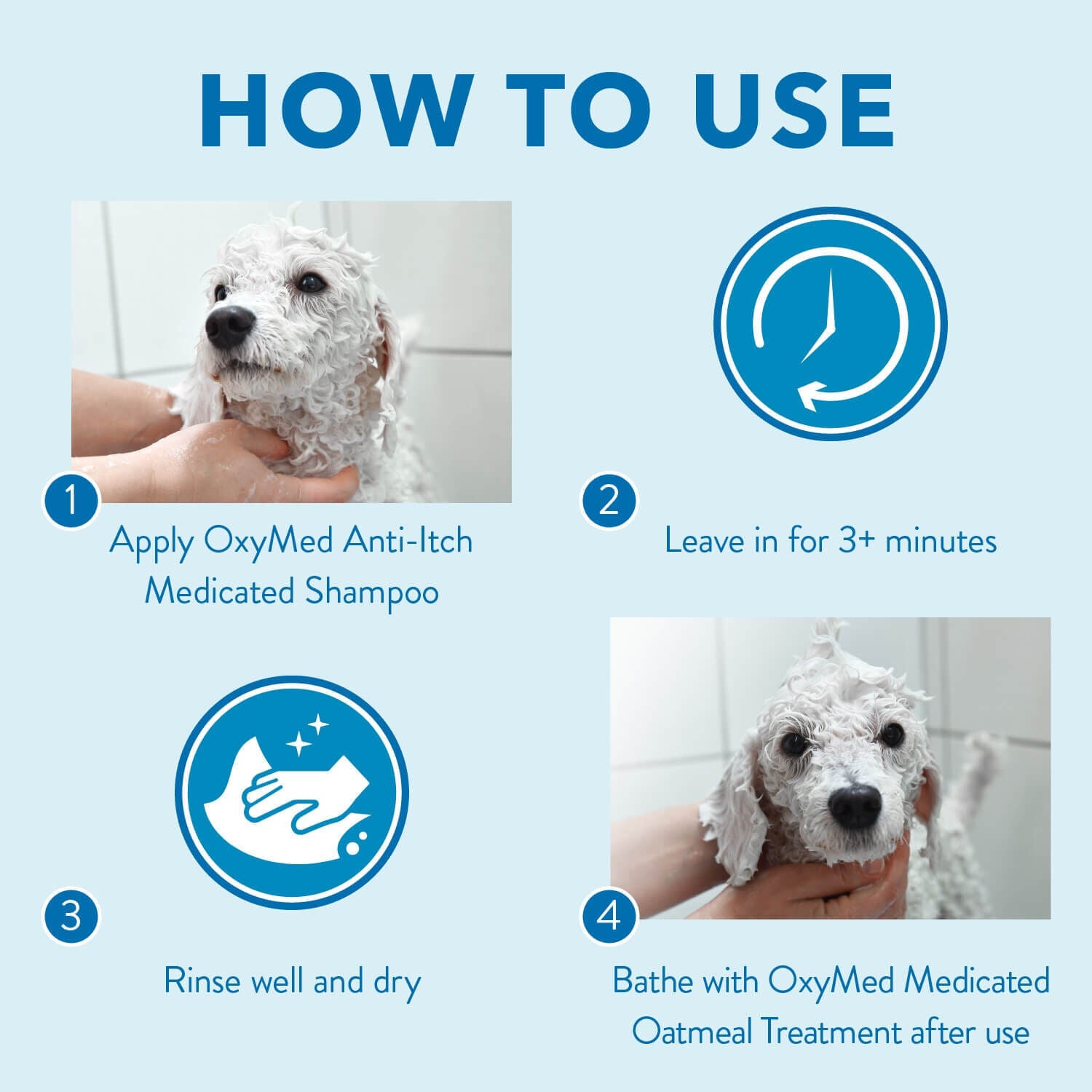 Tropiclean Oxymed Medicated Anti-Itch Oatmeal Shampoo For Dogs & Cats