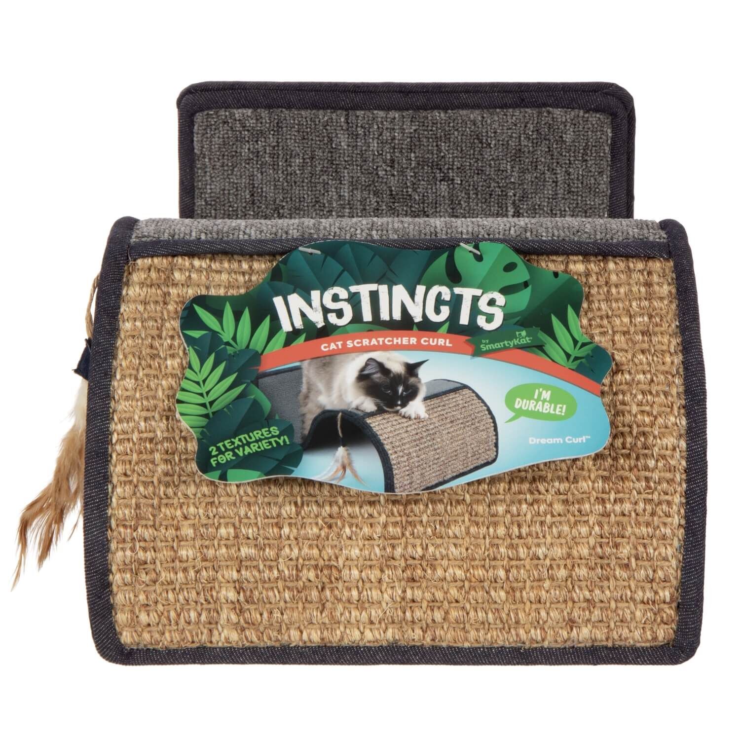 Instincts By Smartykat&reg; Dream Curl Curled Carpet & Sisal Cat Scratcher