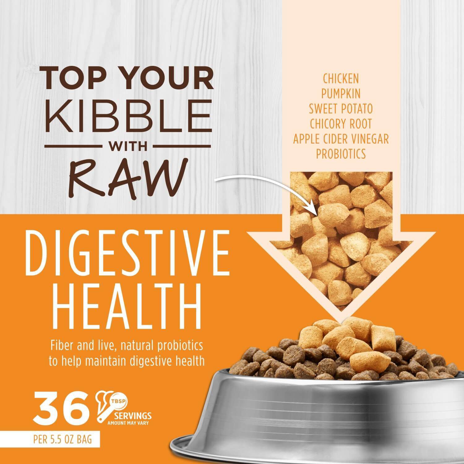Instinct Raw Boost Mixers Digestive Health Freeze-Dried Chicken Cat Food Topper, 0.75 Oz