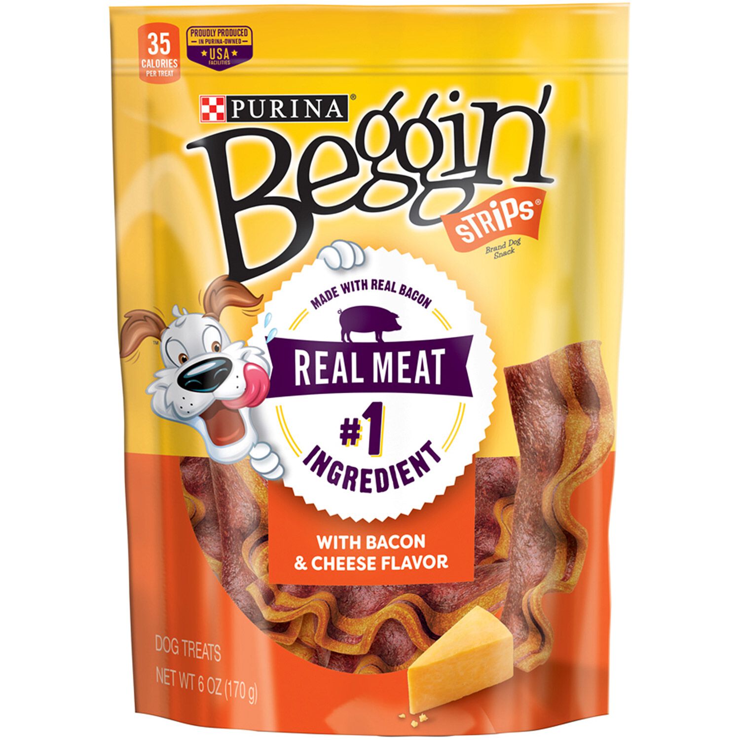Purina Beggin' Strips Bacon & Cheese Dog Treat