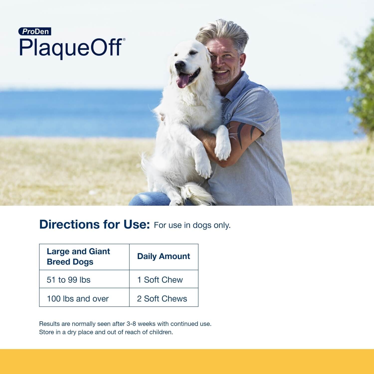 Proden Plaqueoff Dental Soft Chews For Large/Giant Breed Dogs