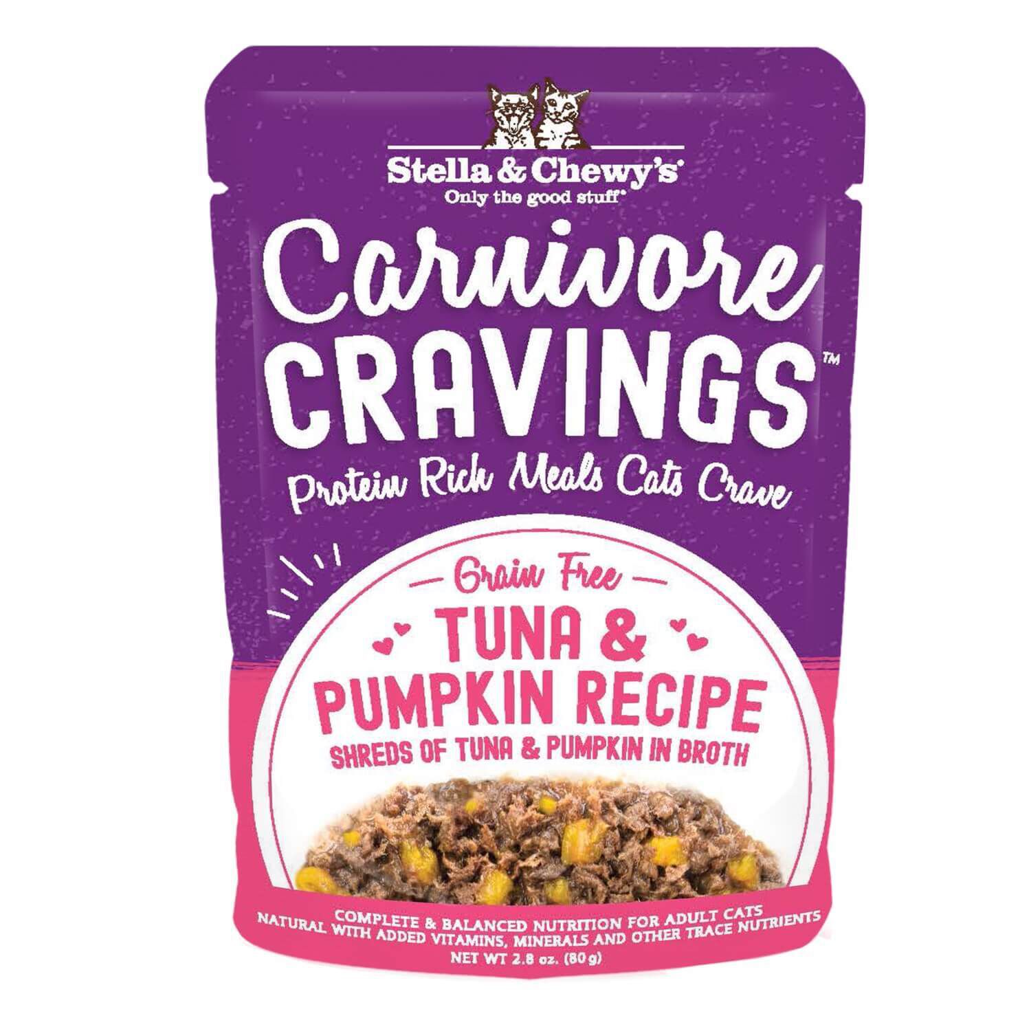 Stella & Chewy's Carnivore Cravings Tuna & Pumpkin Recipe Cat Food