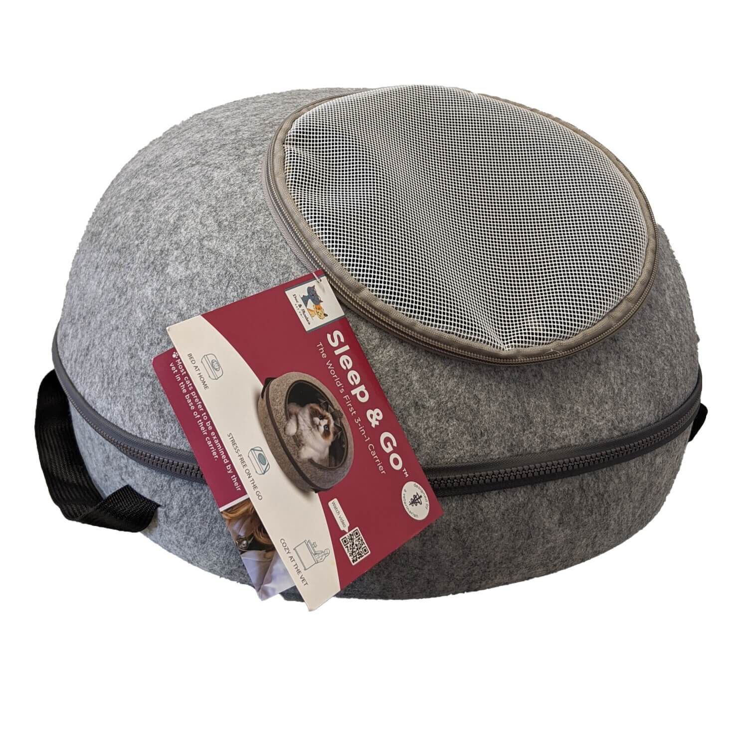 Doc & Phoebe's 3-In-1 Sleep & Go Cat Carrier