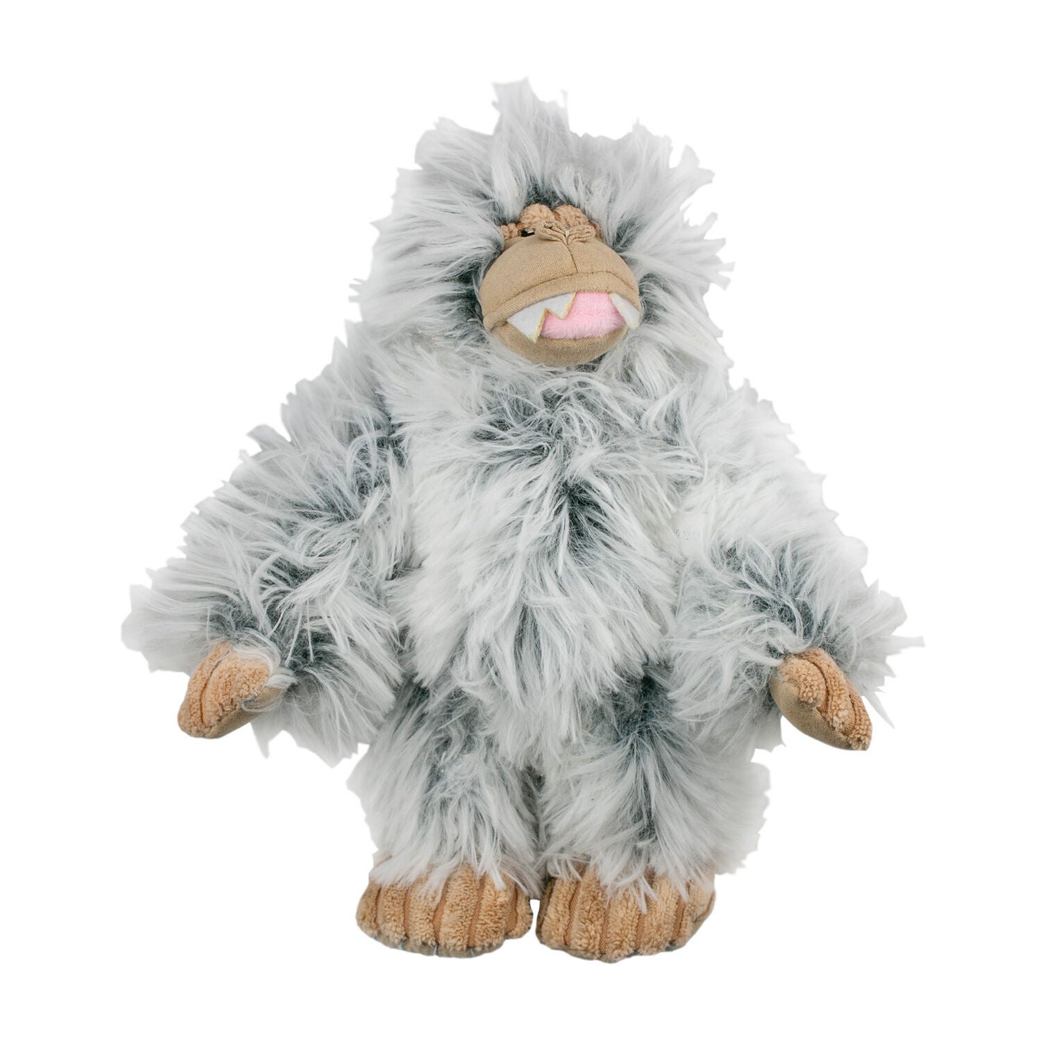 Tall Tails Mini Yeti With Squeaker Plush Dog Toy, 7"