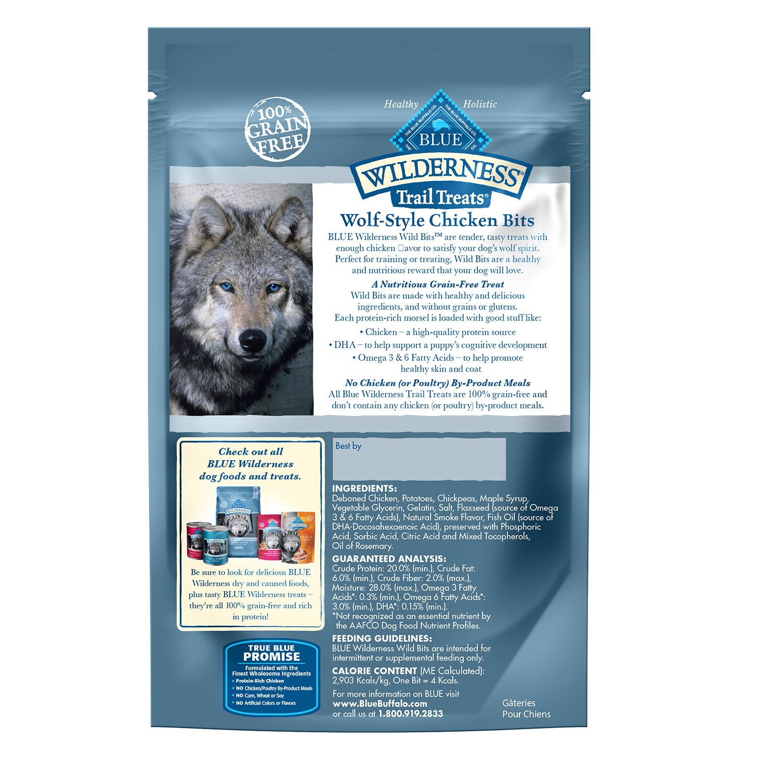 Blue Buffalo Wilderness Trail Treats Wild Bits Chicken Recipe