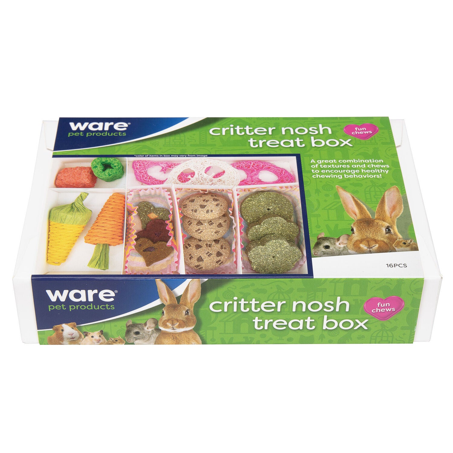 Ware Pet Products Critter Nosh Treat Box Small Animal Toy