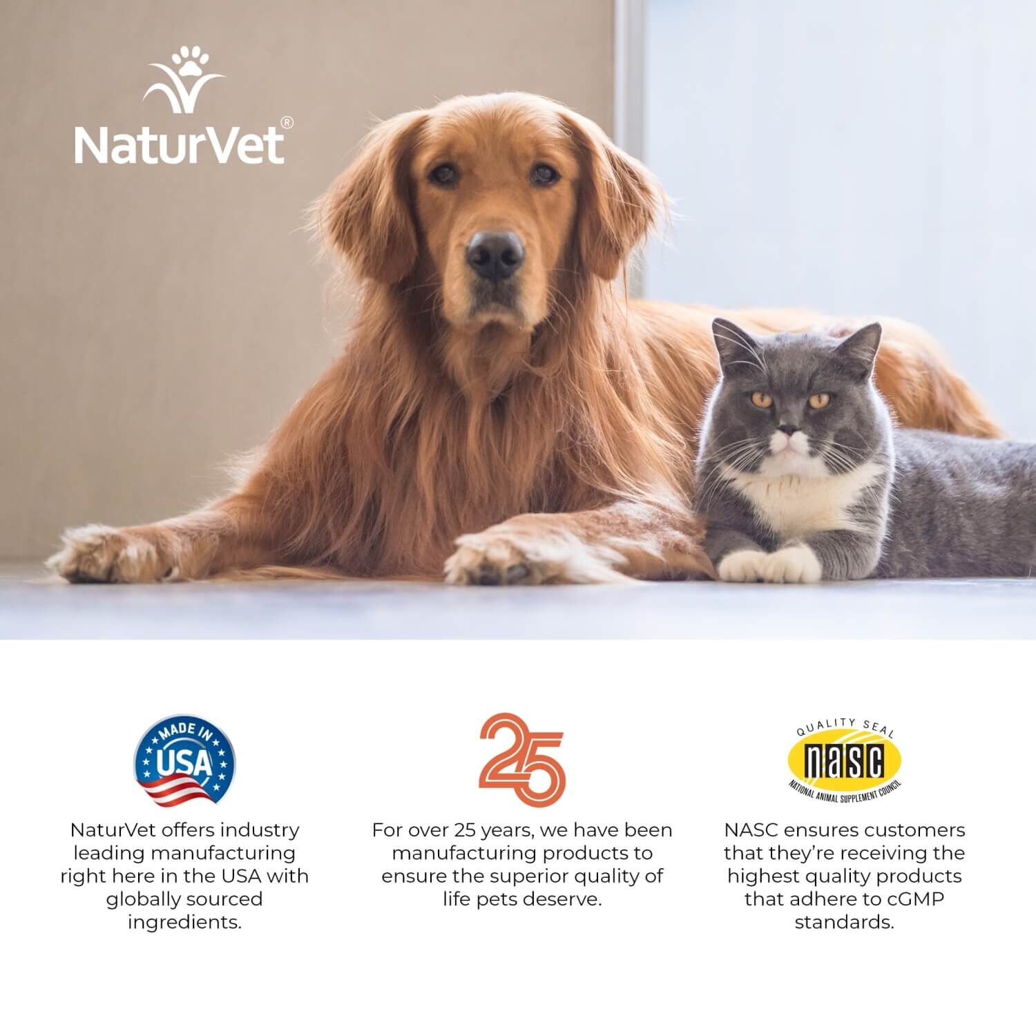 Naturvet Digestive Enzymes Plus Pre & Probiotics Powder Supplement For Dogs & Cats