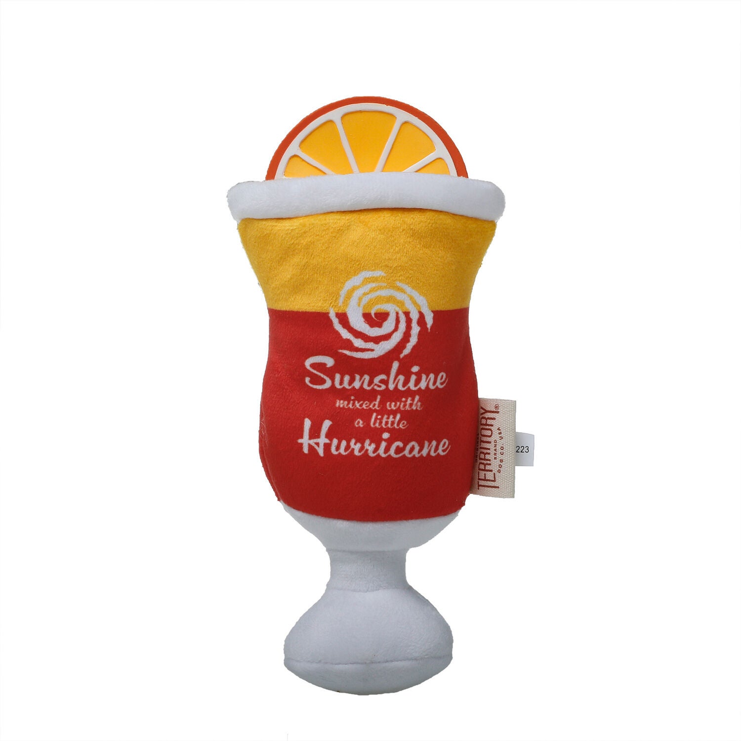 Territory Hurricane 2-In-1 Fetch Squeaker Dog Toy, 9"