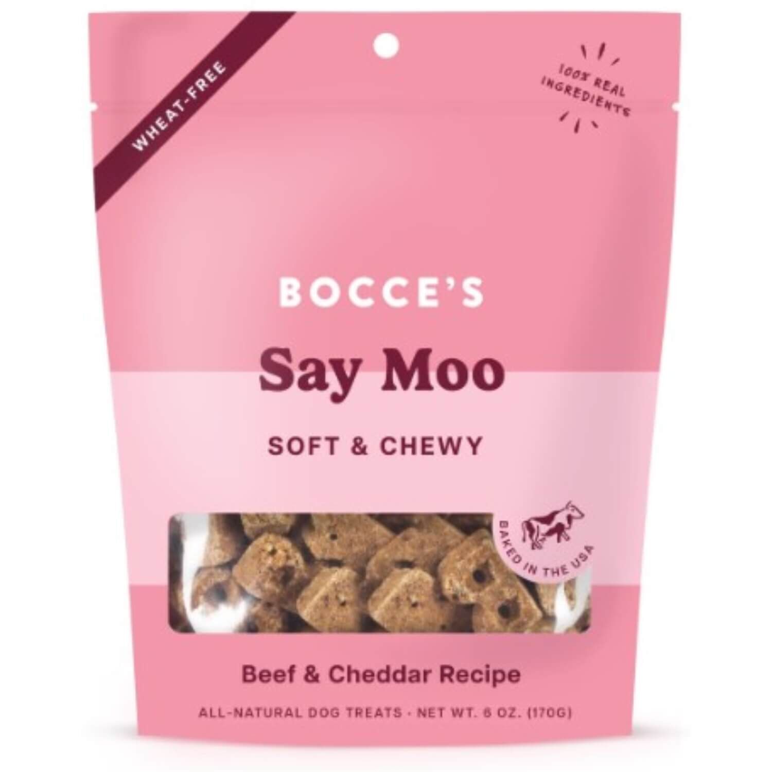 Bocce's Bakery Say Moo Soft & Chewy Dog Treats