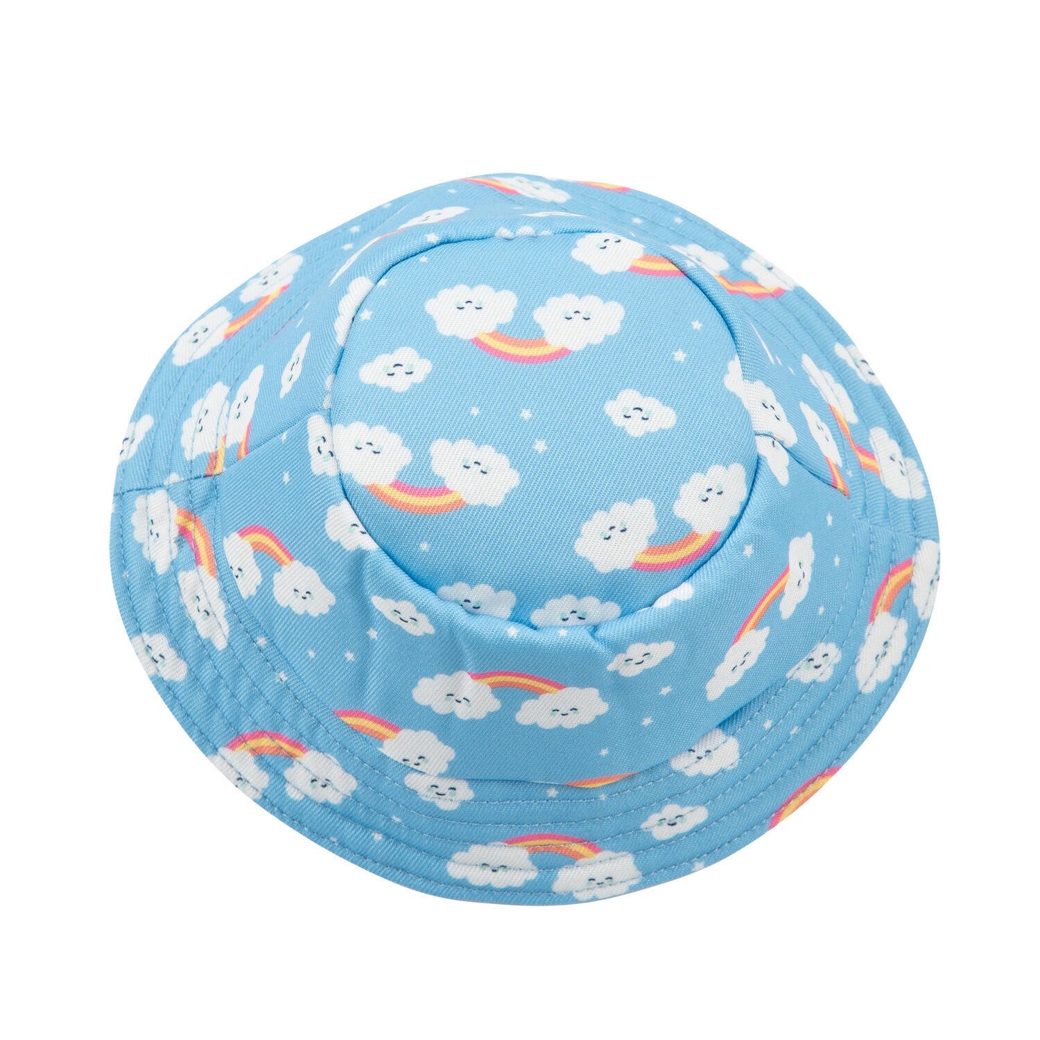 Simply Dog Rainbow & Clouds Bucket Hat For Dogs