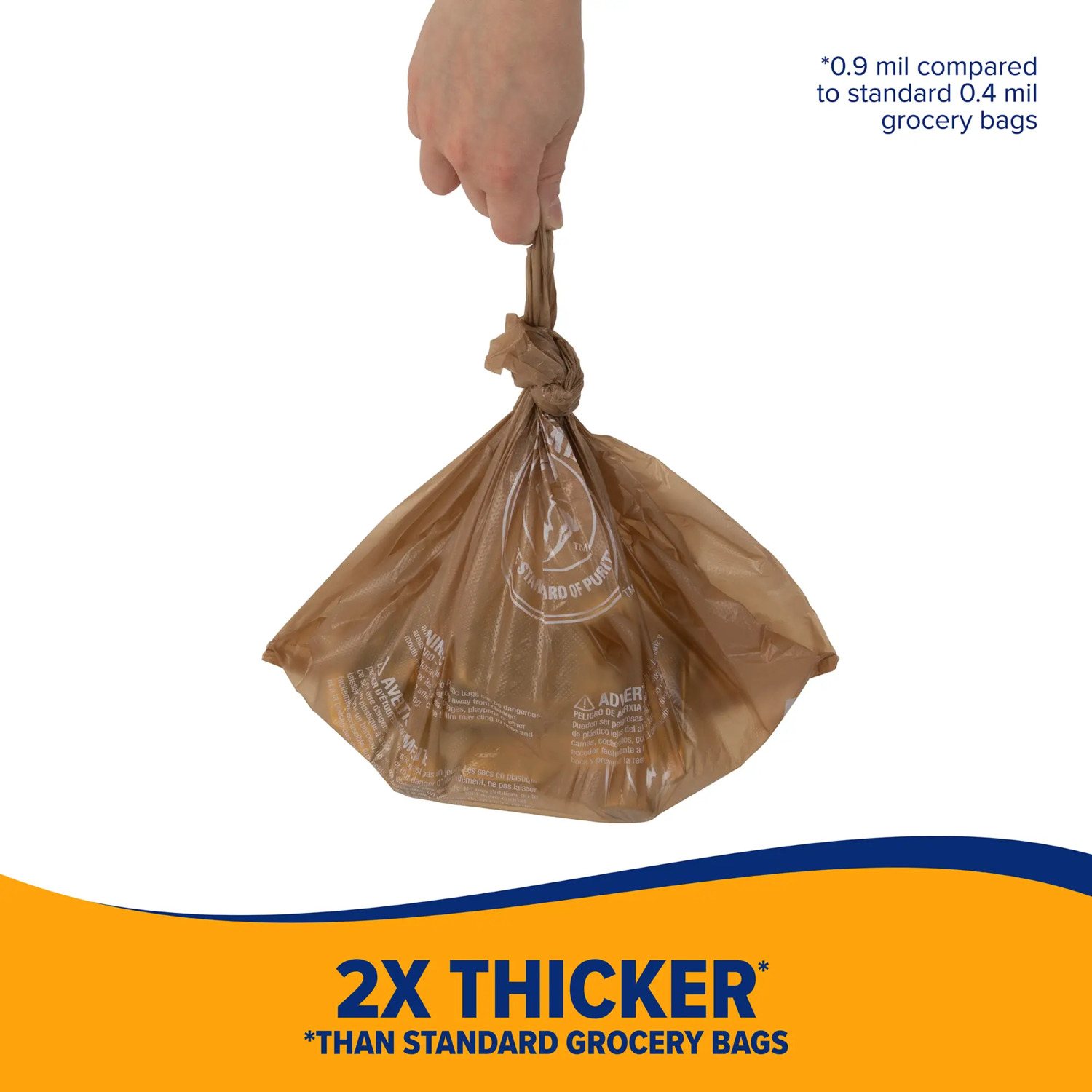 Arm & Hammer Fresh Scent Waste Bags For Swivel Bin & Rake Dog Pooper Scooper, 20 Count