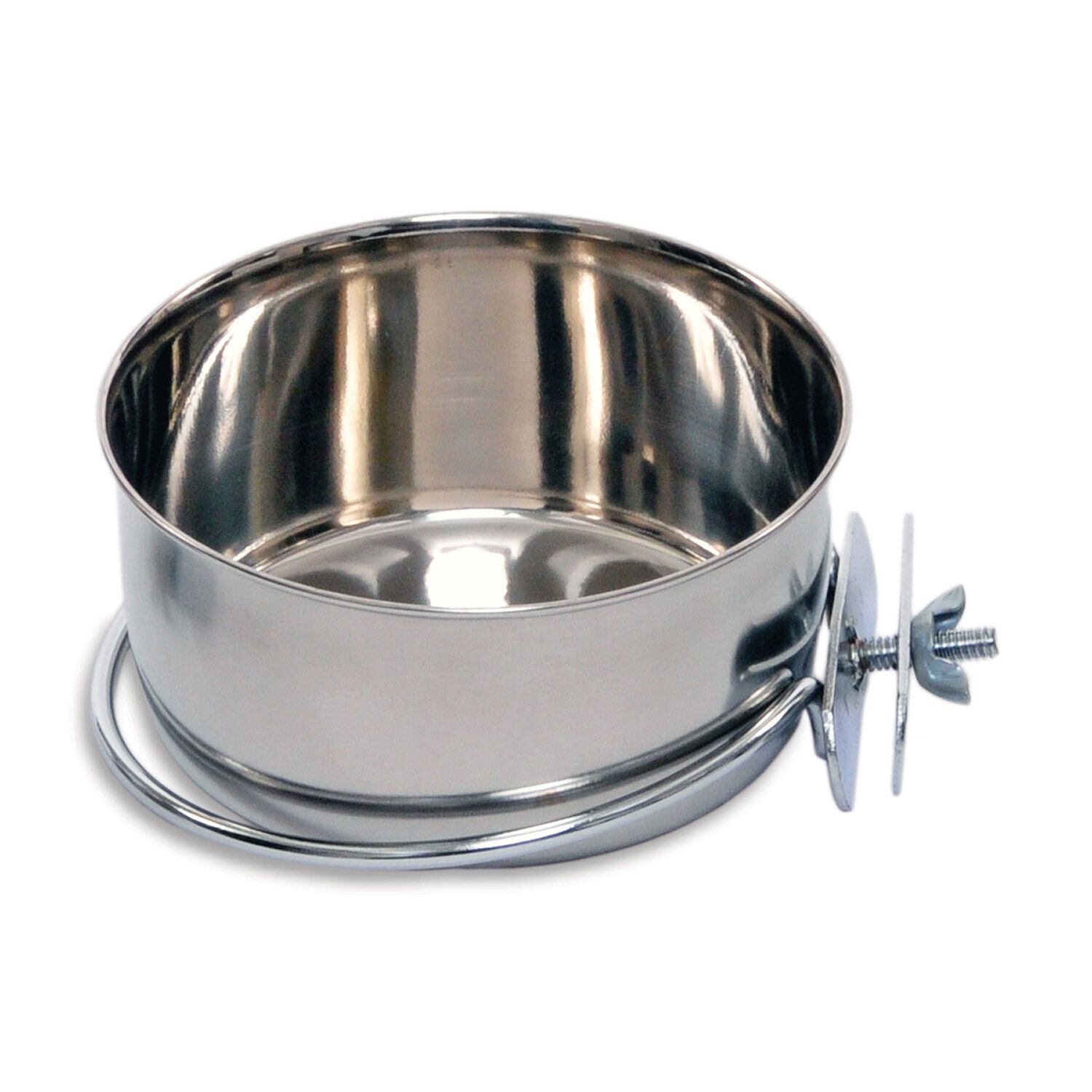 Prevue Pet Products Coop Cup With Bolt Attachment For Birds, Small Animals & Dog Cages, 30-Oz