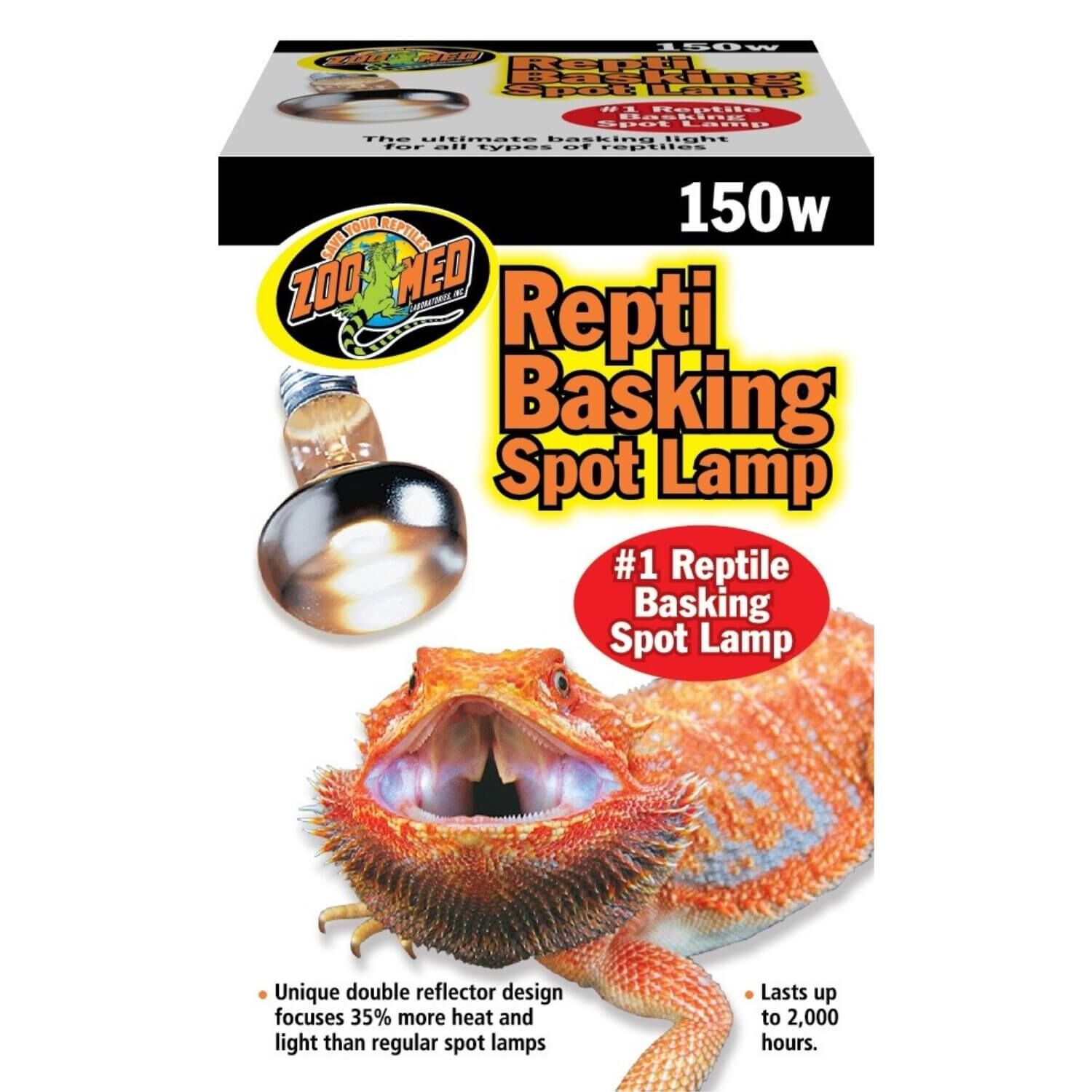 Zoo Med Repti Basking Spot Lamp For Reptiles, 150-Watts