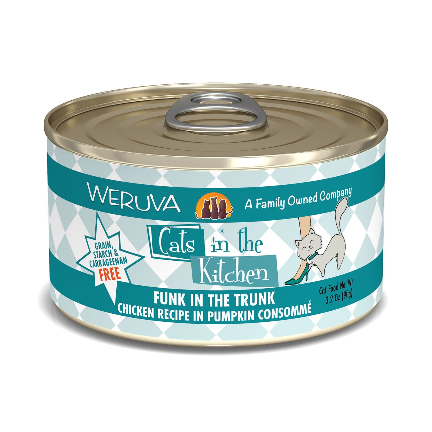 Weruva Cats In The Kitchen Funk In The Trunk Chicken Recipe In Pumpkin Cosomme Cat Food