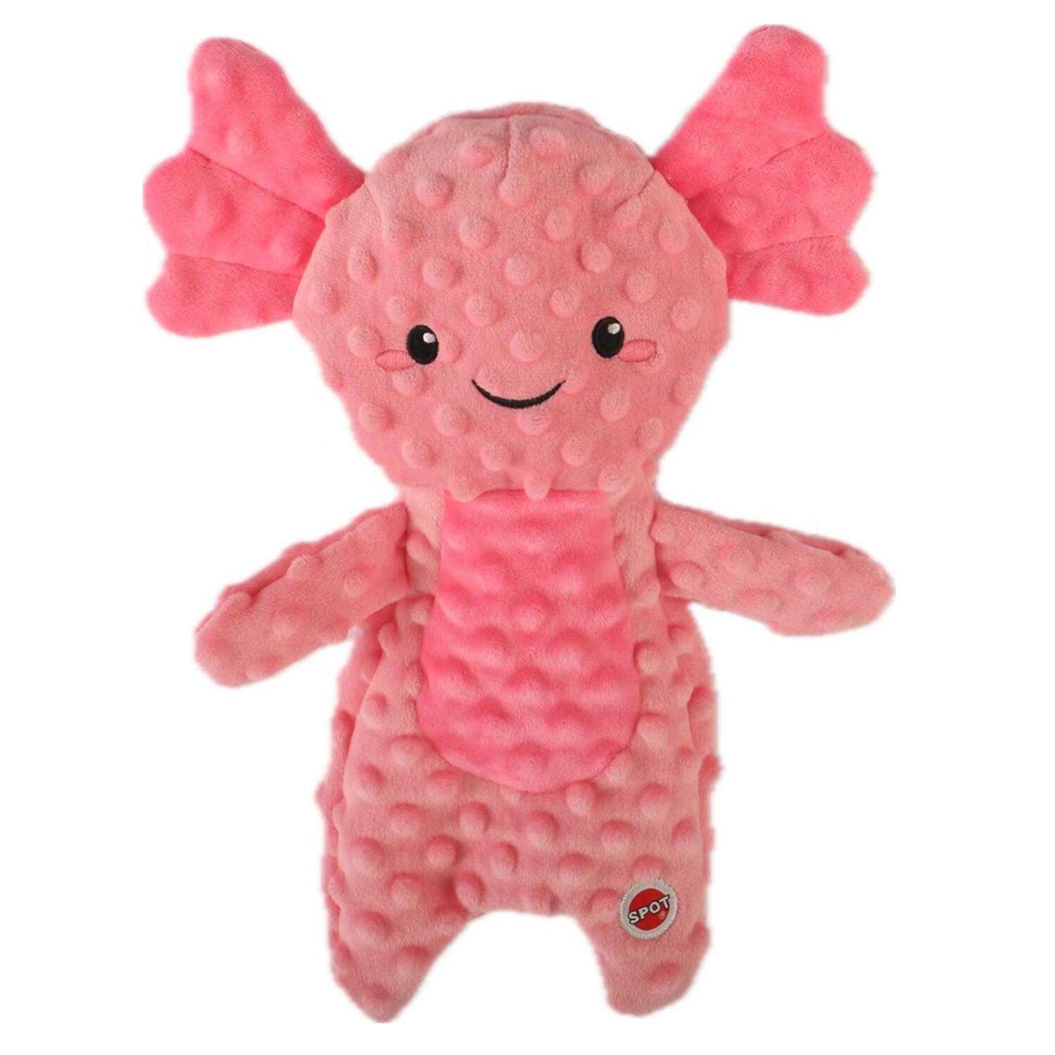 Spot Axolotl Plush Squeaky Stuffing-Free Dog Toy, 14", Assorted Colors