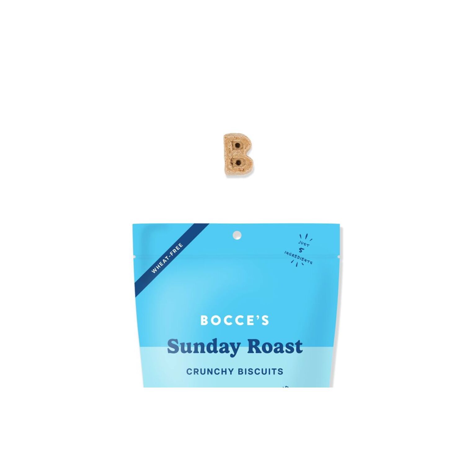 Bocce's Bakery Sunday Roast Biscuit Dog Treats, 5Oz