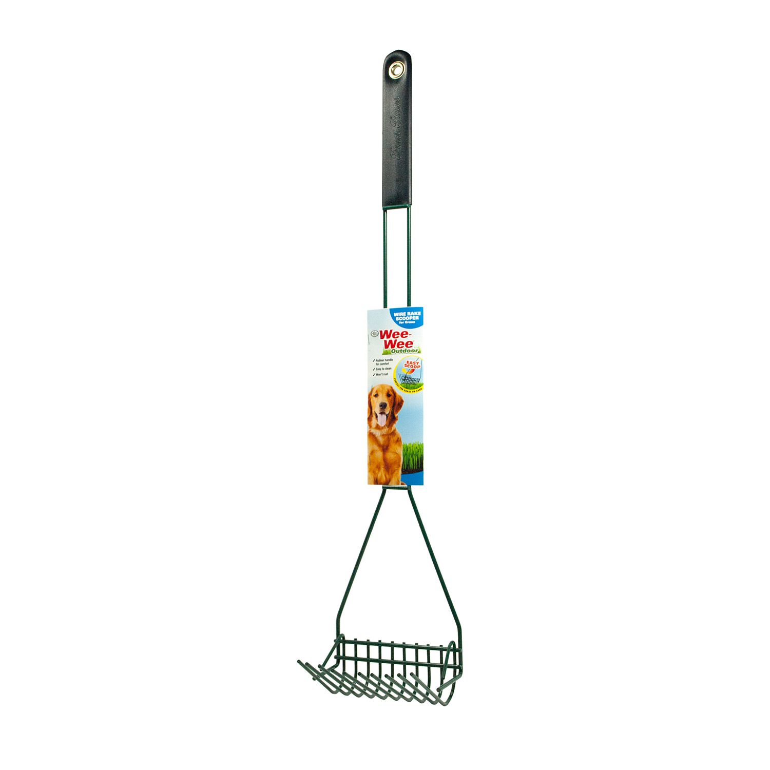 Four Paws Wee-Wee Wire Rake Dog Pooper Scooper For Grass, Small