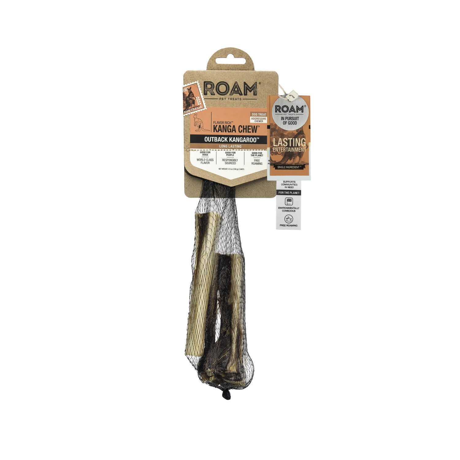 Roam Long Lasting Kanga Chew Kangaroo Marrow Bone Dog Treat