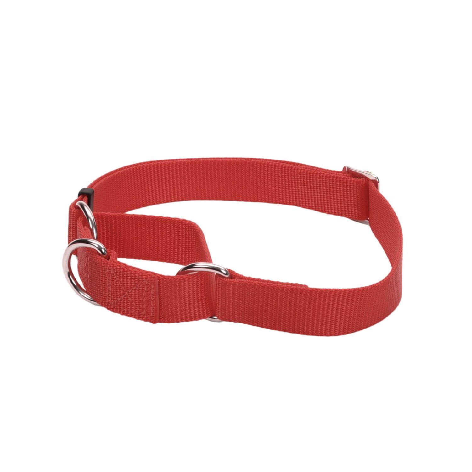 Coastal Pet Products No! Slip Martingale Adjustable Dog Collar, Red