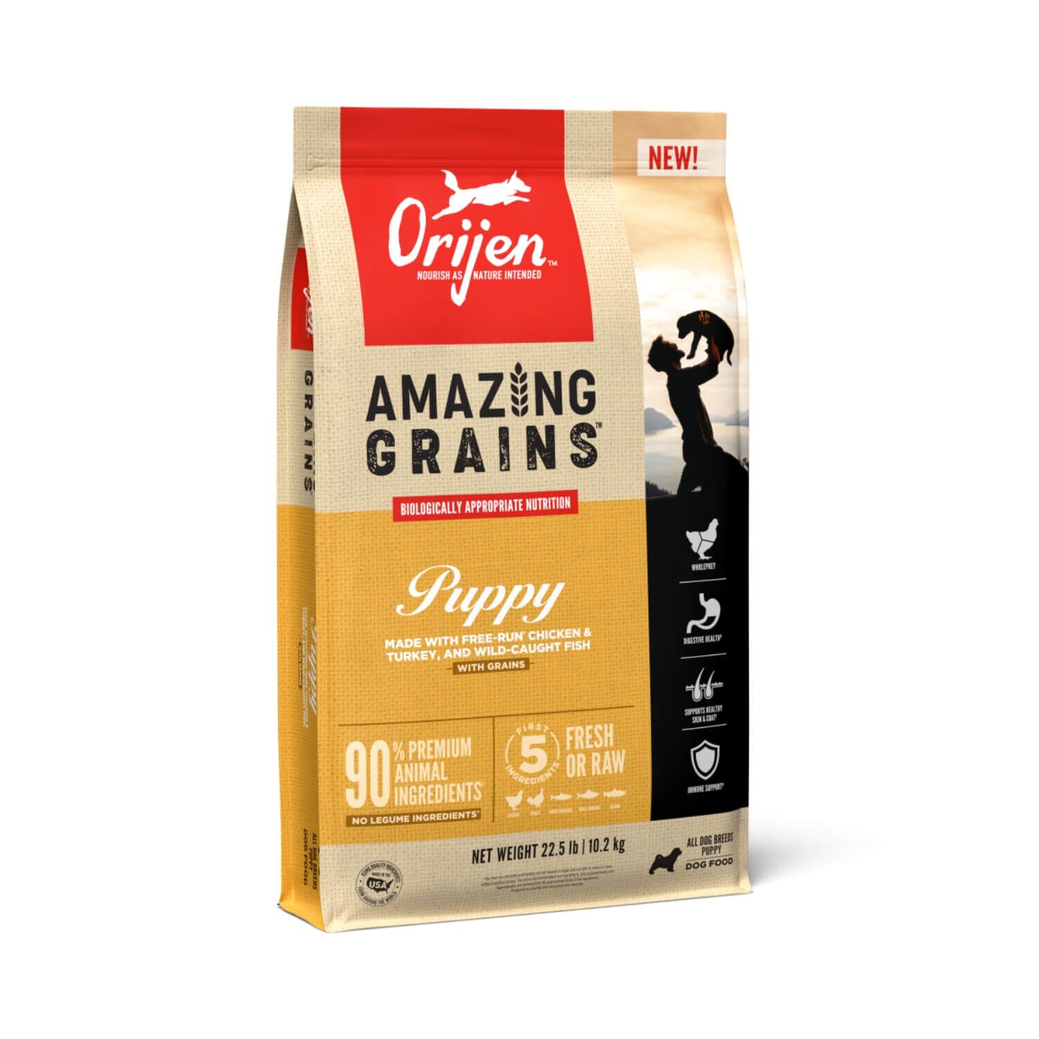 Orijen Amazing Grains High Protein Dry Puppy Food