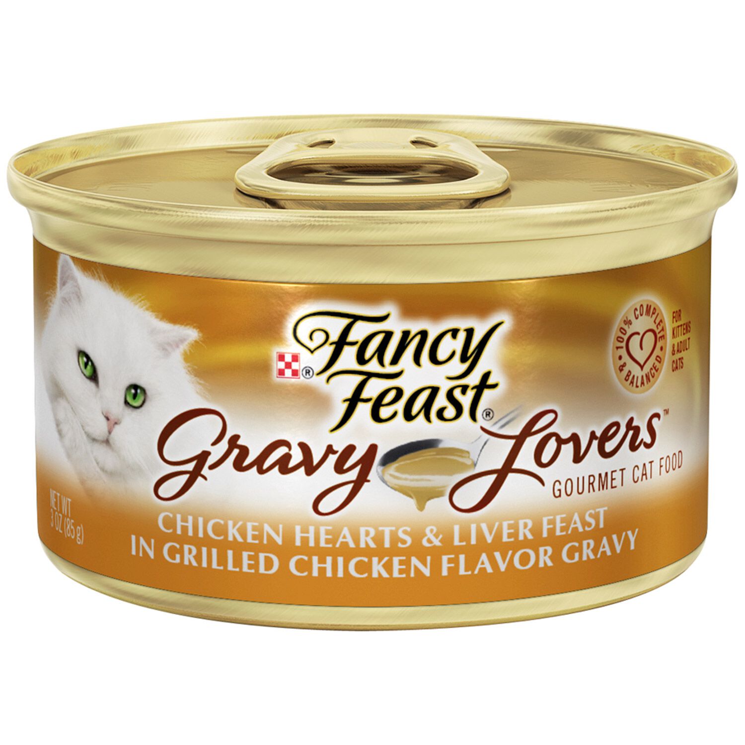 Fancy Feast Gravy Lovers Chicken Hearts & Liver Feast In Grilled Chicken Flavor Gravy Wet Cat Food