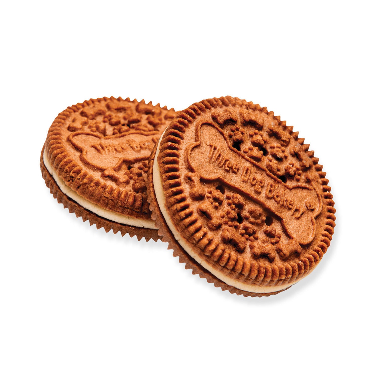 Three Dog Bakery Lick'n Crunch! Sandwich Cookies - Carob & Peanut Butter Flavours