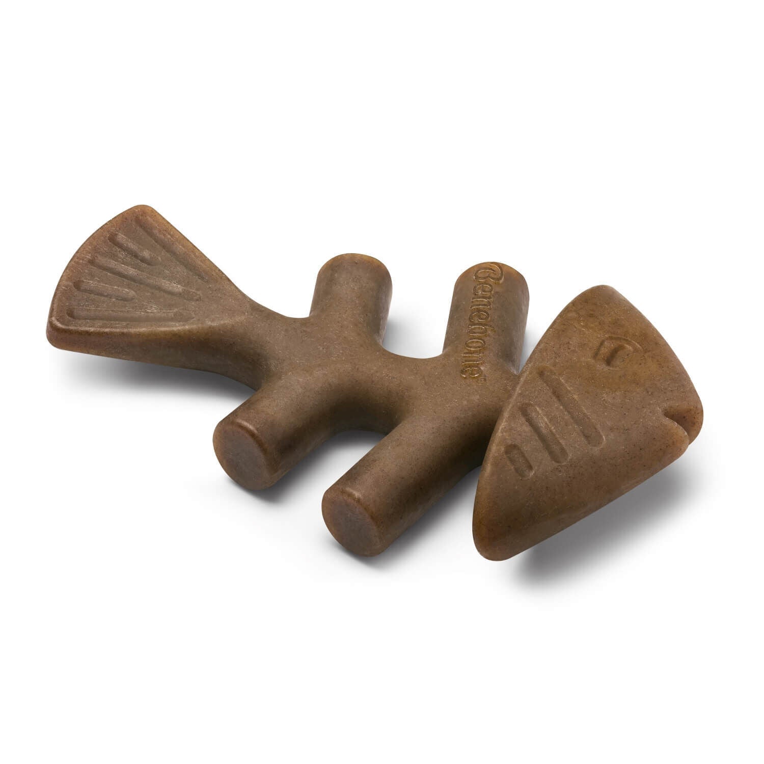 Benebone Fishbone Salmon Flavored Dog Chew Toy, Large