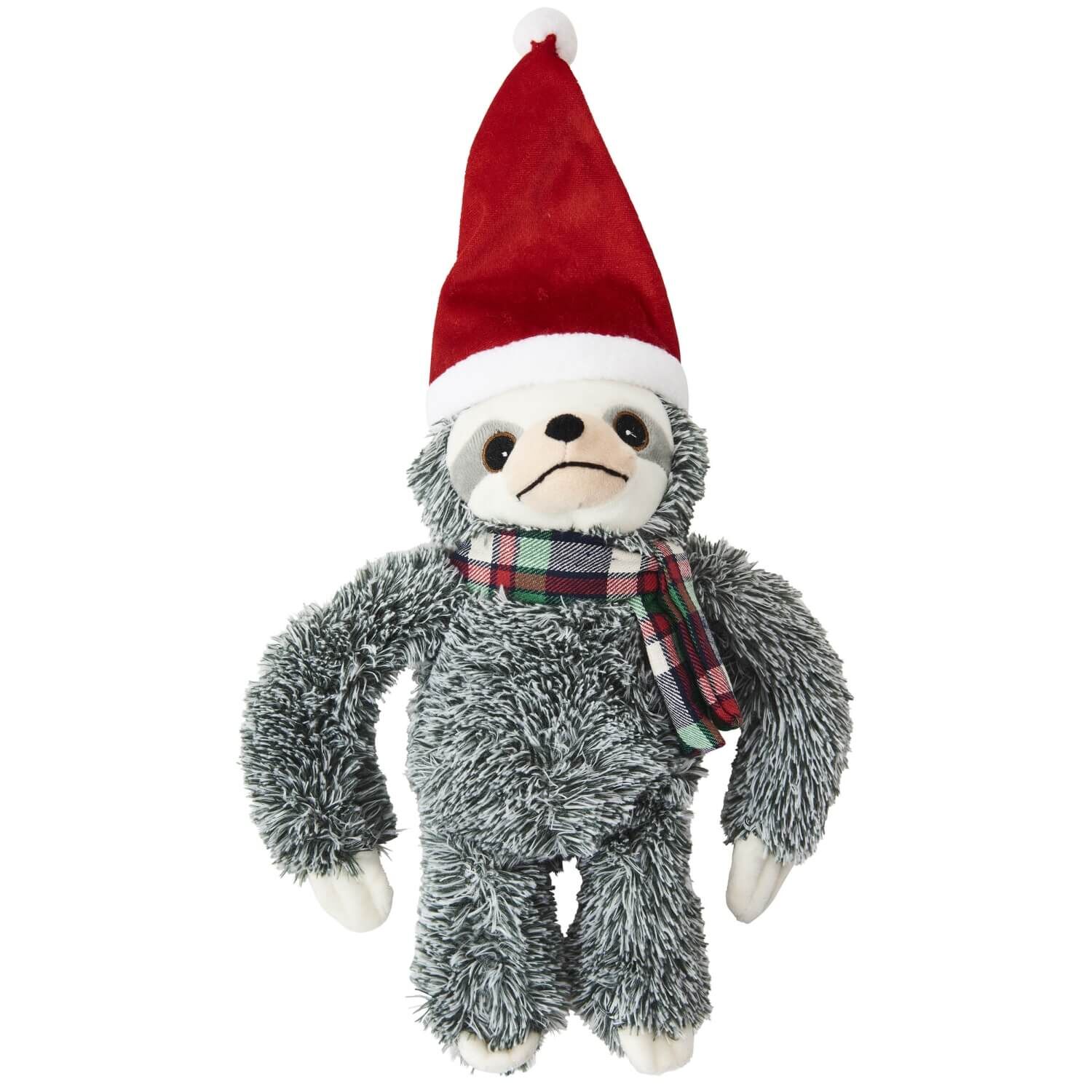 Spot Holiday Fun Sloths Plush Squeaky Dog Toy - 12" Assorted Colors