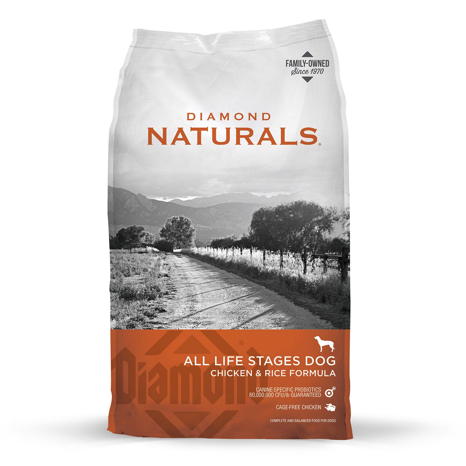 Diamond Naturals All Life Stages Chicken & Rice Formula Dry Dog Food, 40-Lb Bag
