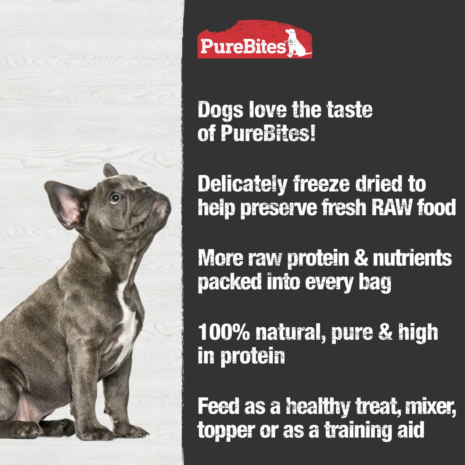 Purebites Freeze Dried Chicken Breast Dog Treats, 1.75-Lbs