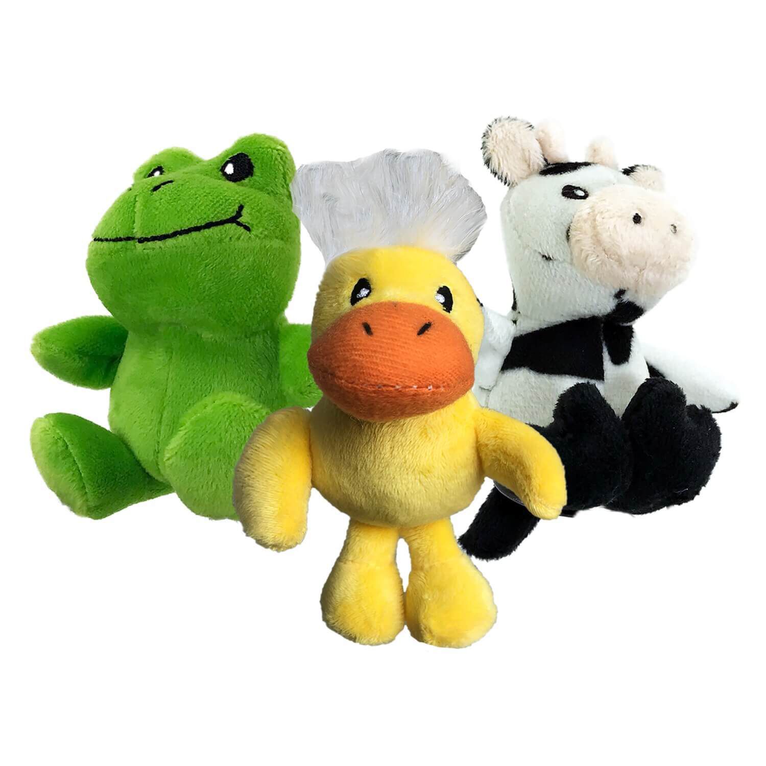 Petsport Tiny Tots Nuzzle Buddies Plush Small Dog Toy, 5" - Assorted