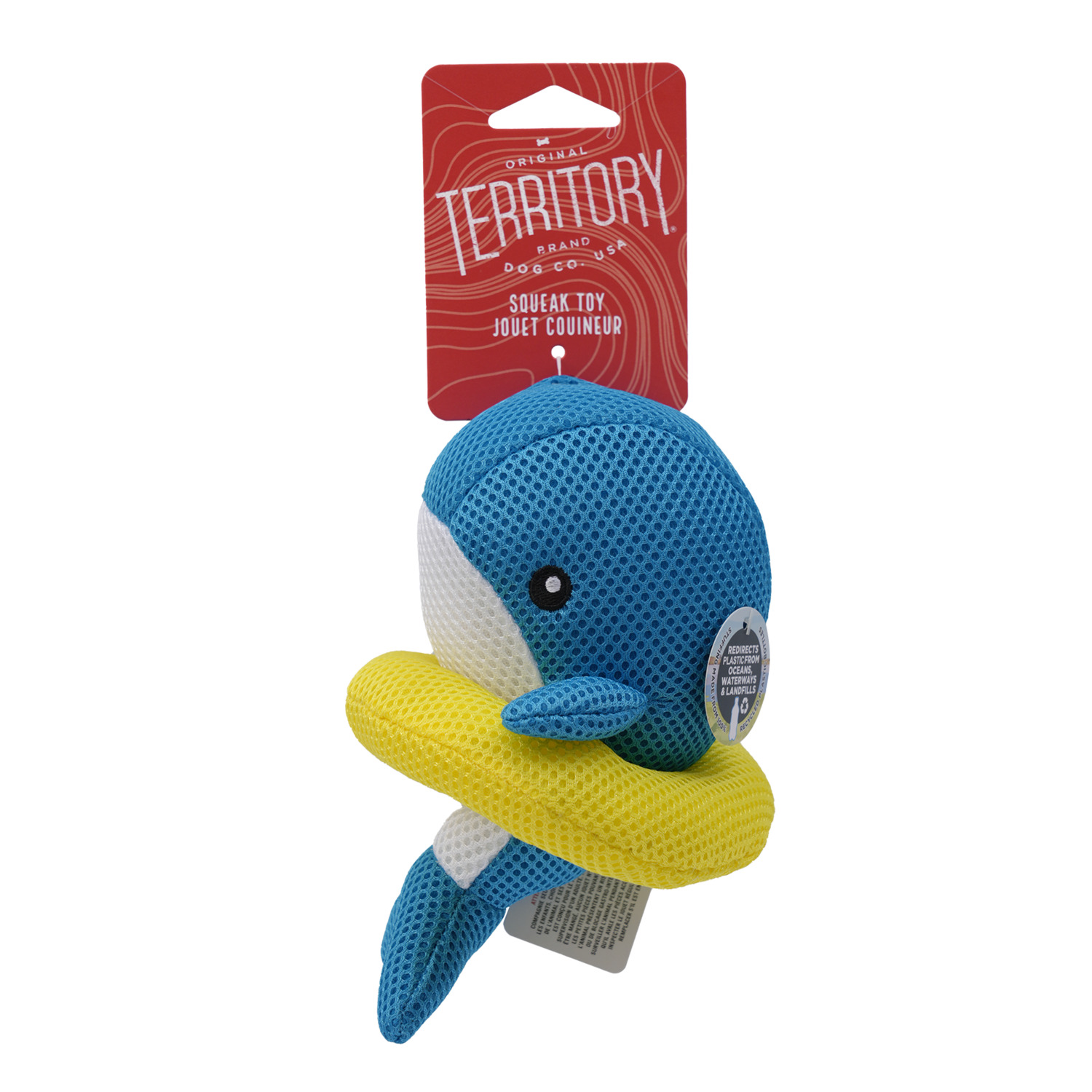 Territory Orca Floating Squeaky Dog Toy
