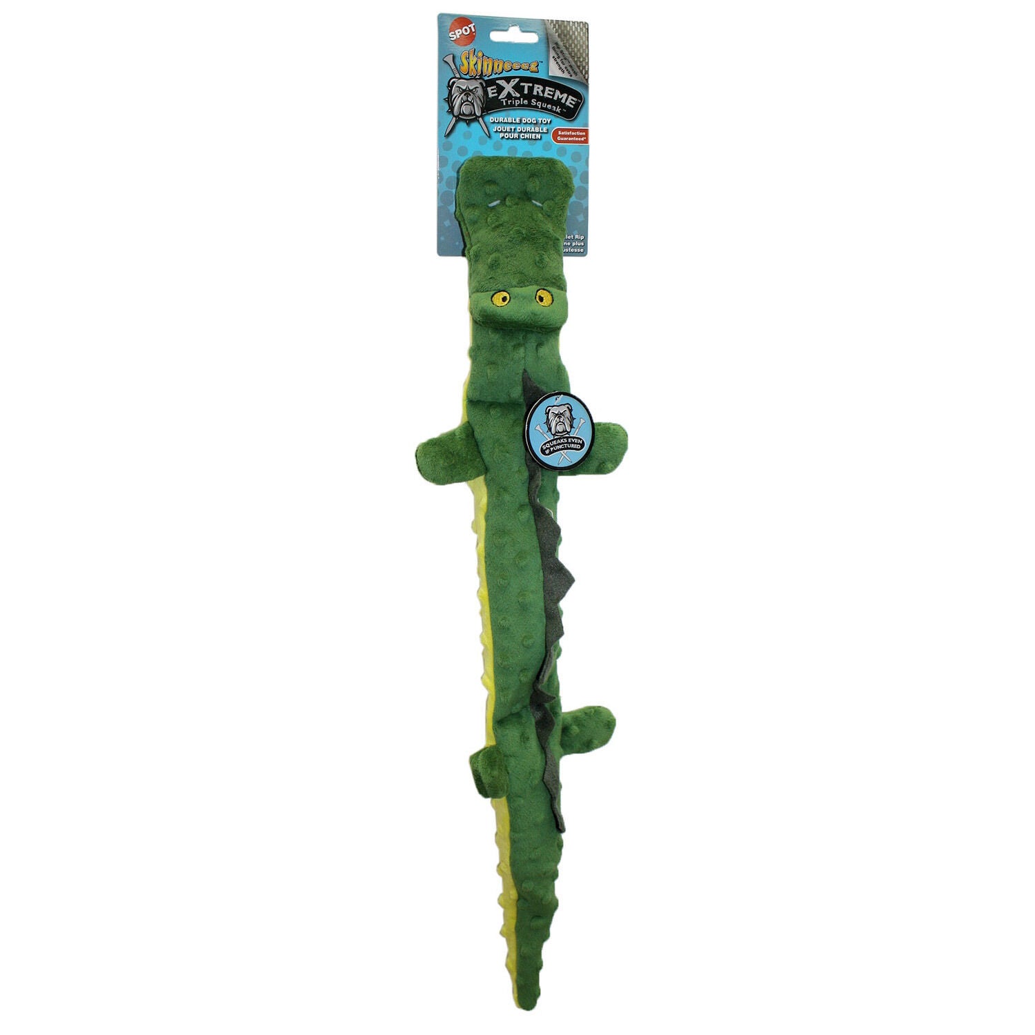 Spot Skinneeez Extreme Triple Squeak Crocodile